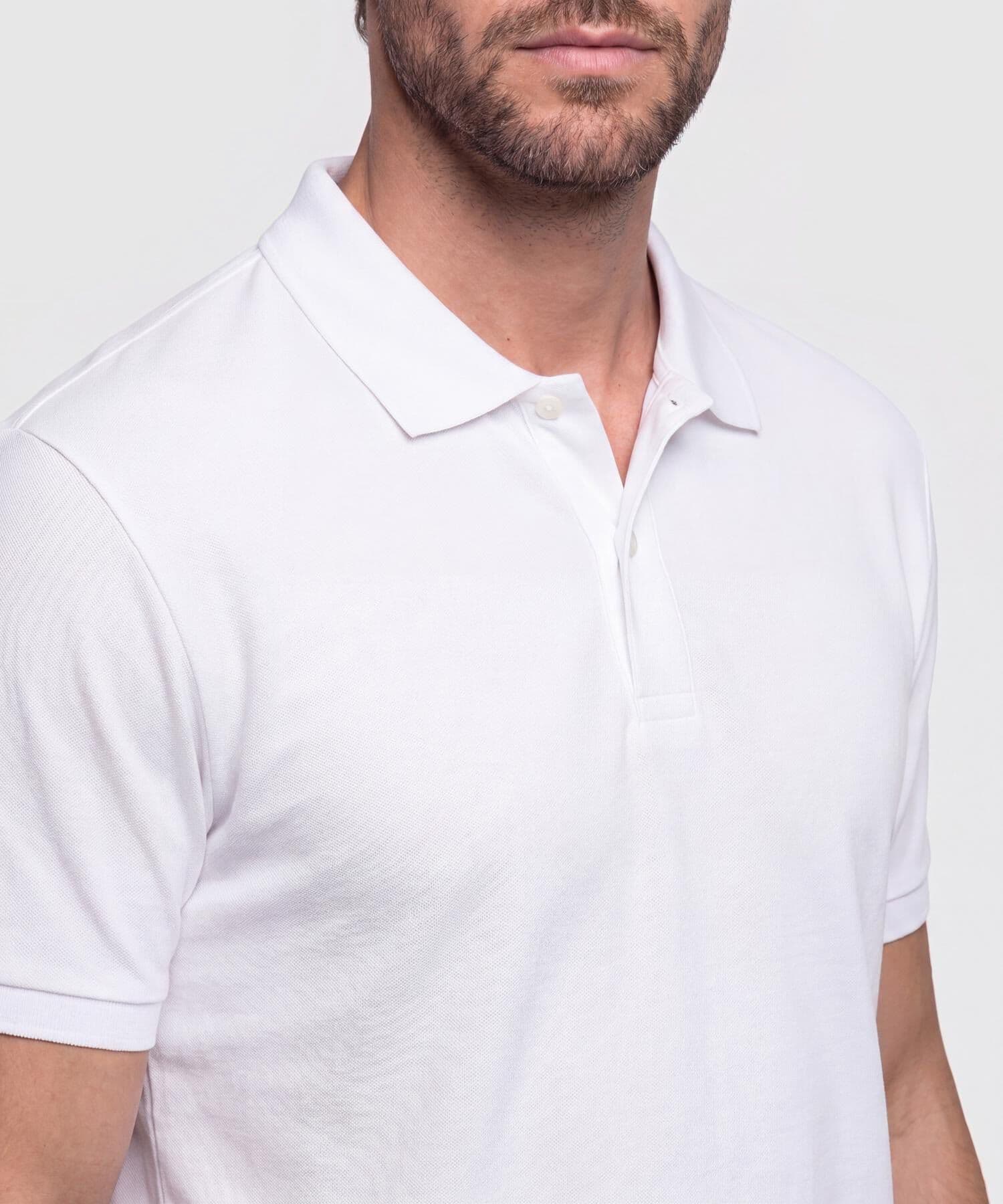 Polo Tierra Urbano blanco para hombre, vista 3