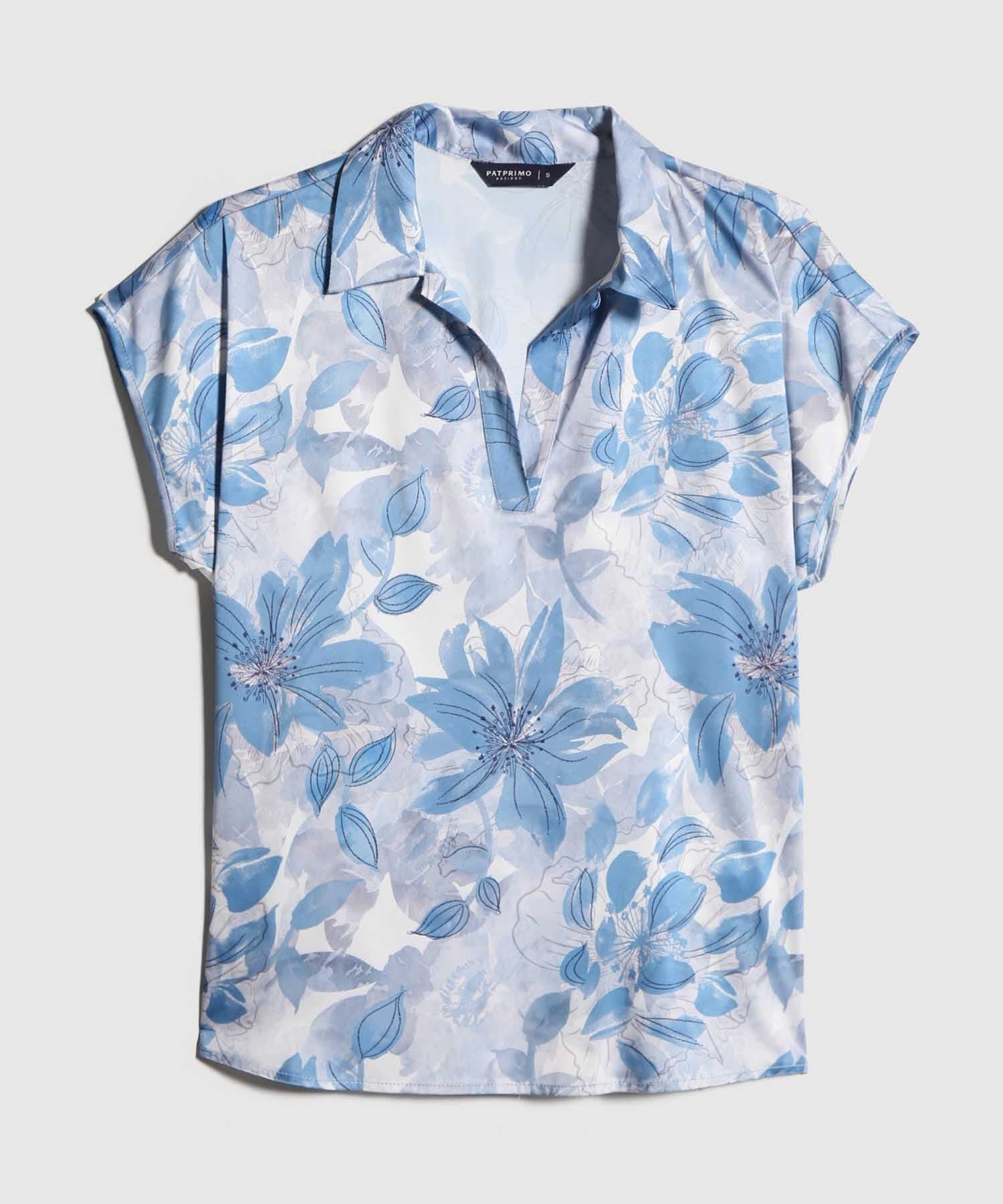 Blusa Cedro de Viaje azul marino para mujer, vista 6