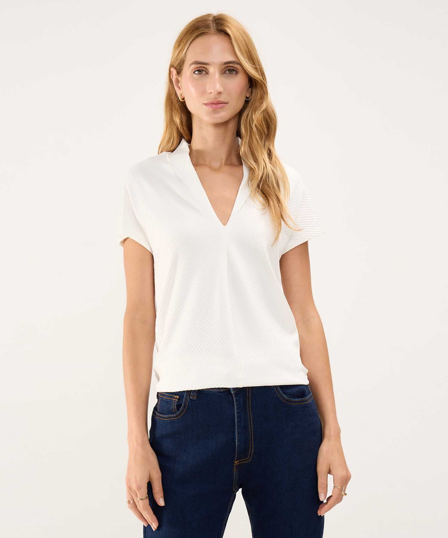 Blusa Flora de Día lila para mujer, vista principal