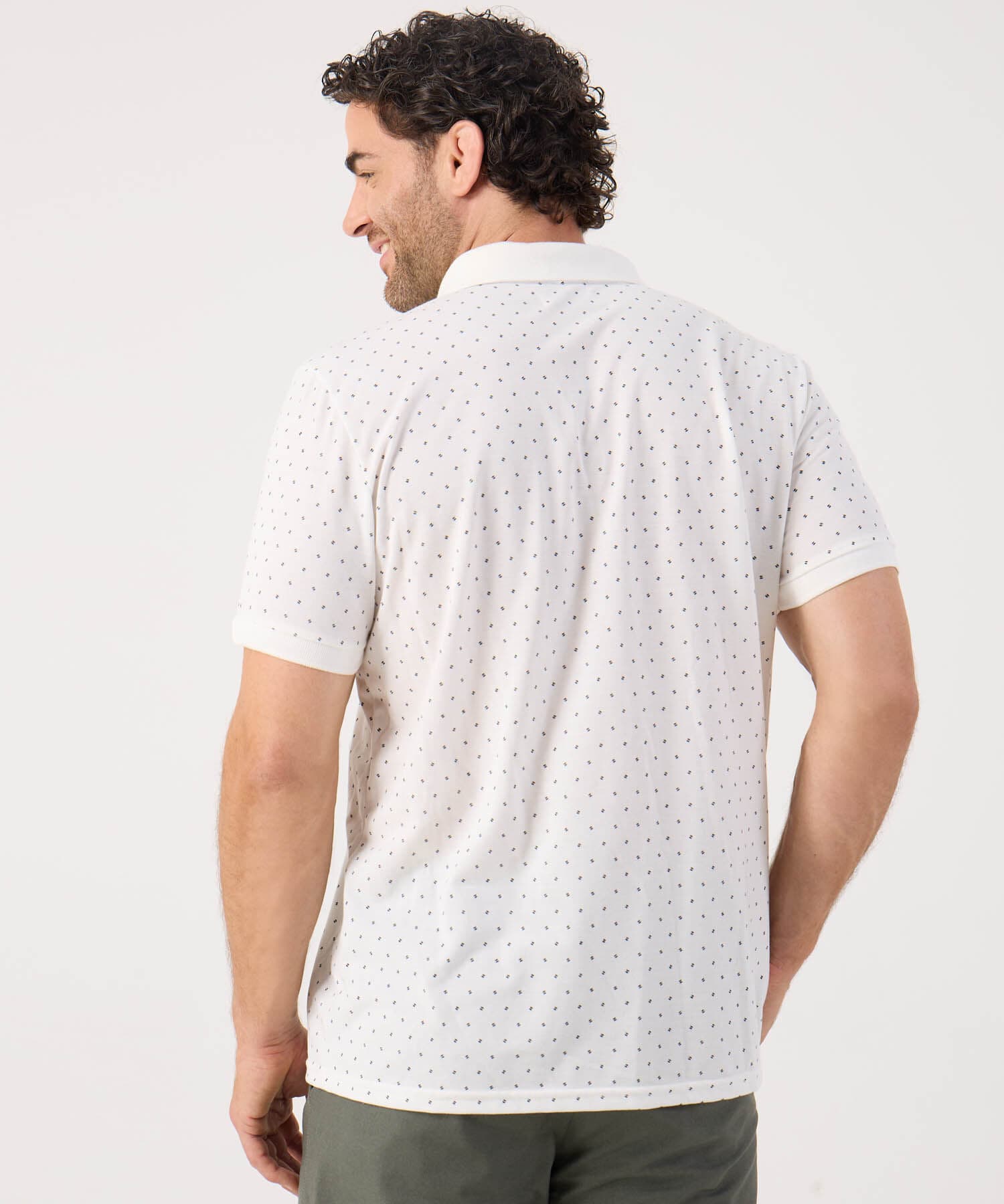 Polo Julieta de Noche blanco para hombre, vista 4