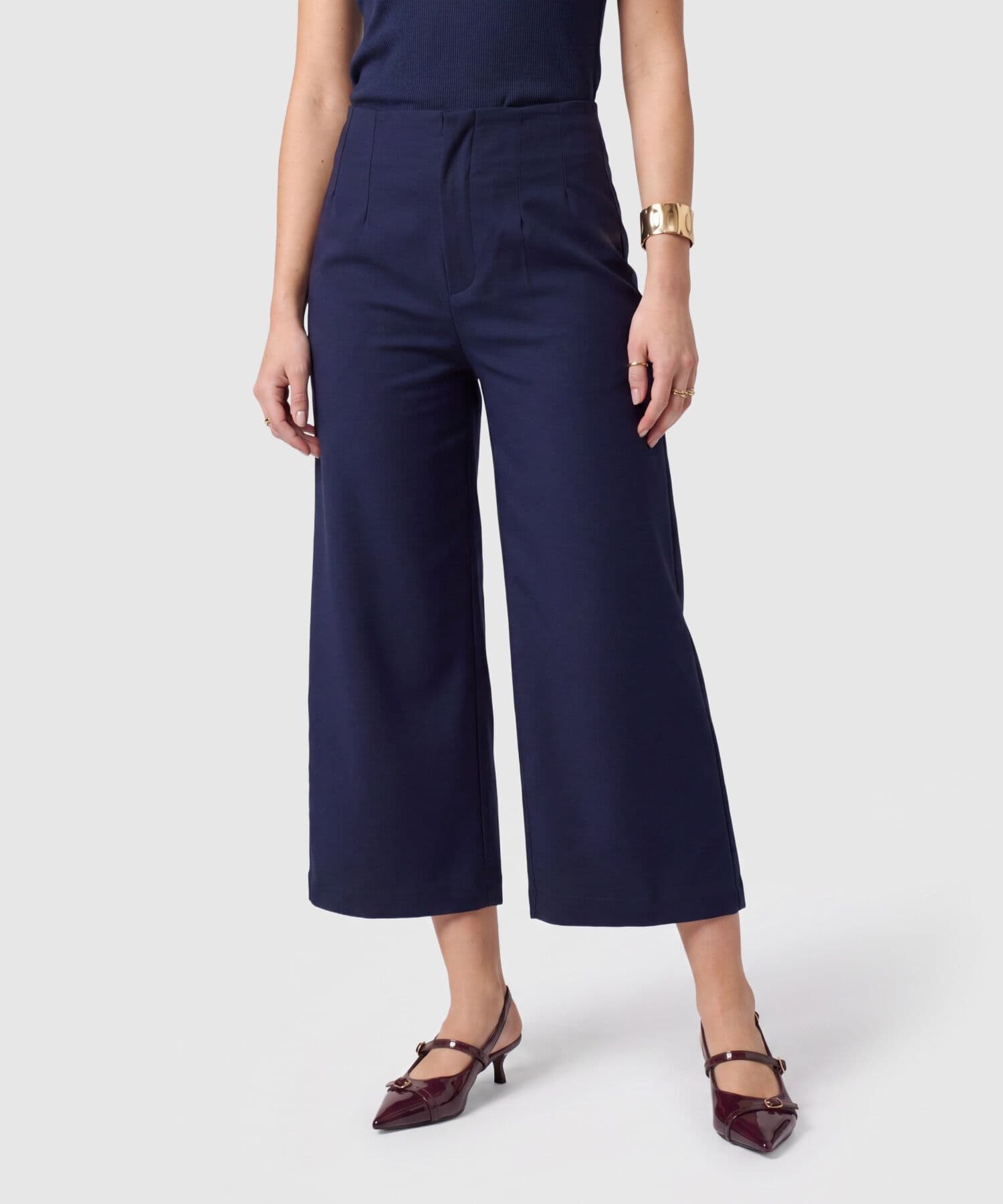 Pantalón Renata de Viaje azul marino para mujer, vista principal