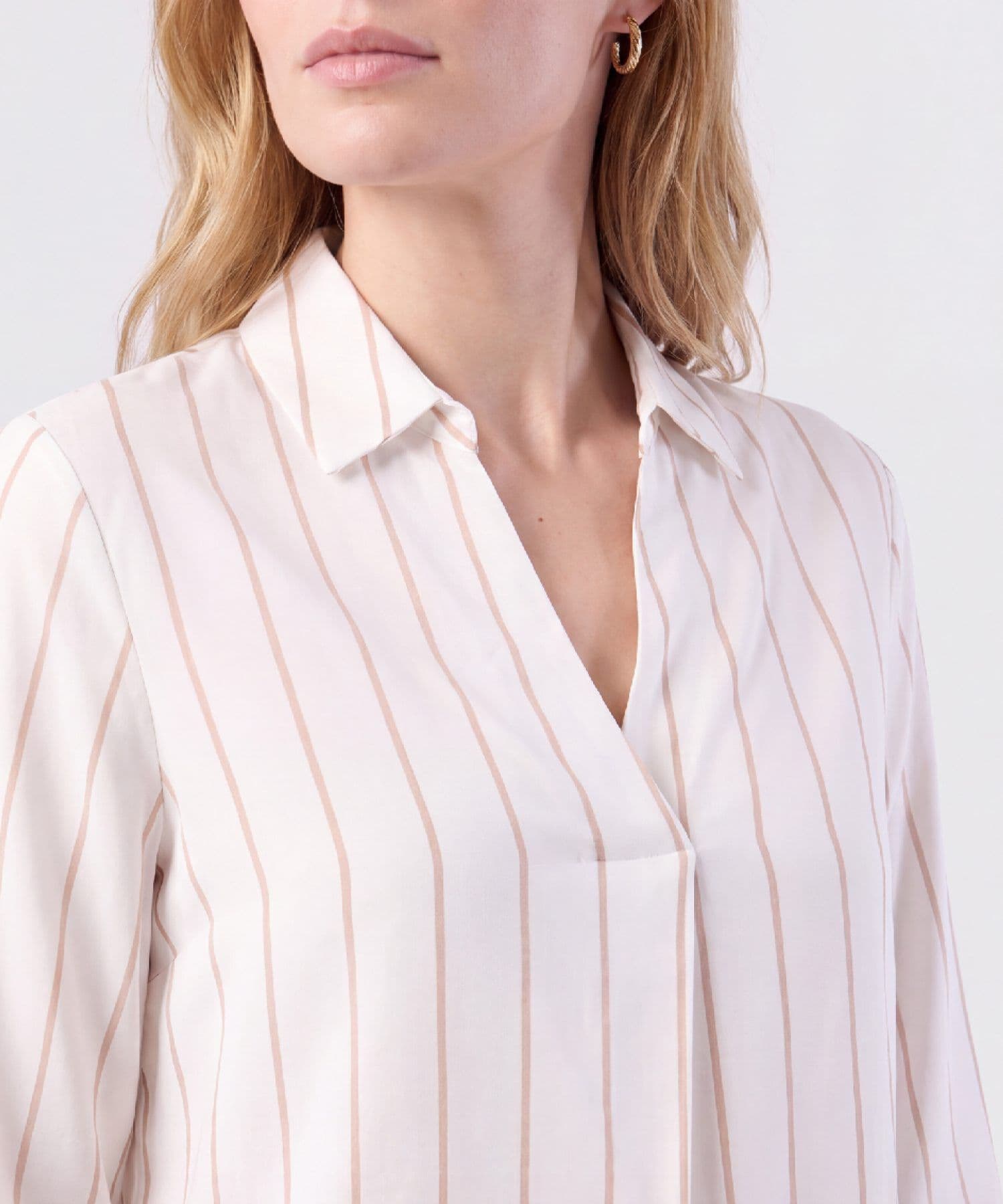 Blusa Dorada Ligero blanco para mujer, vista 3