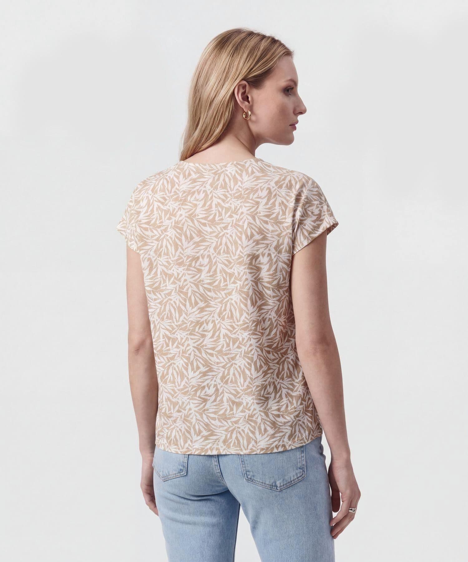 Camiseta Renata de Viaje arena para mujer, vista 4