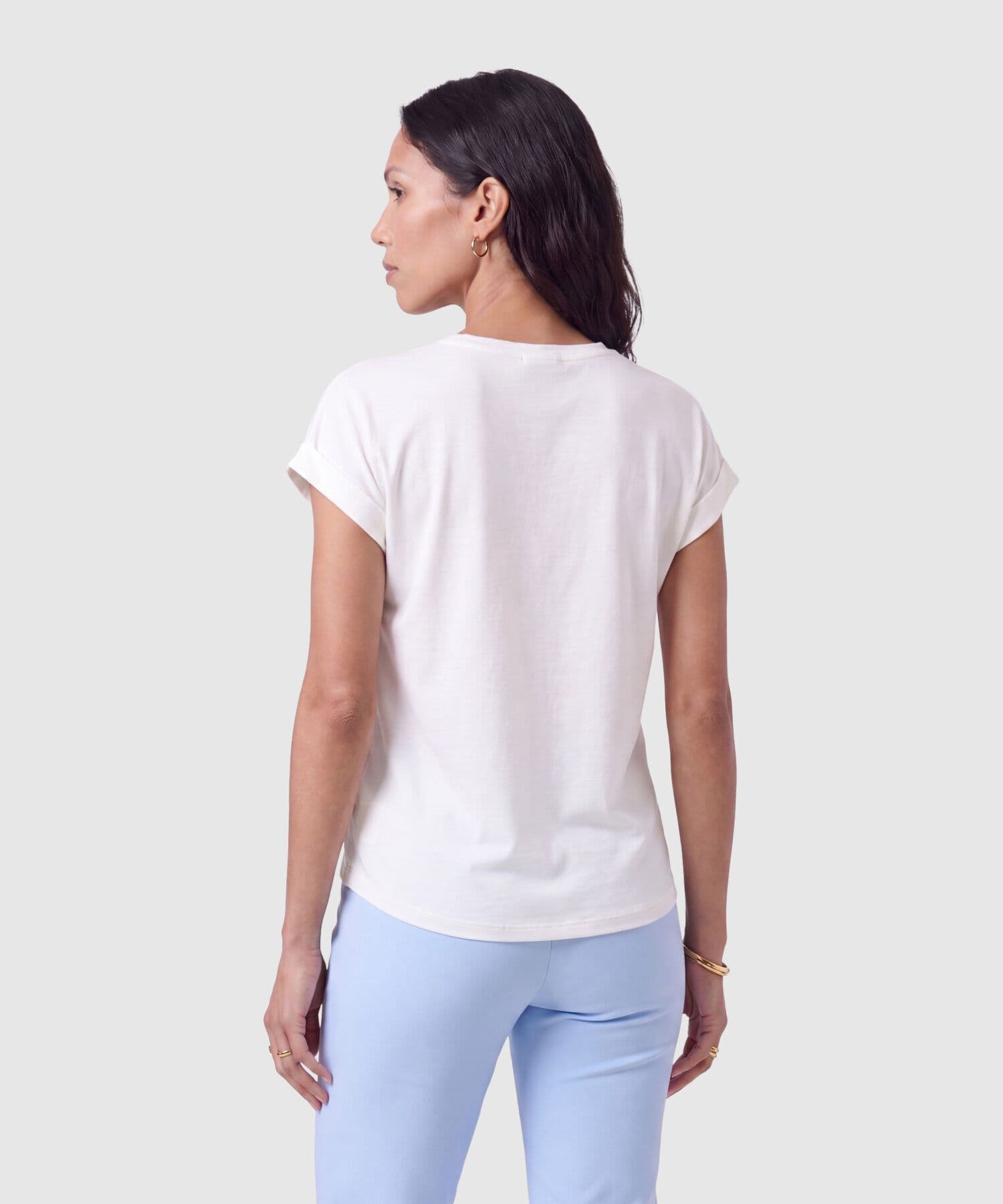 Camiseta Salina Urbano blanco para mujer, vista 4