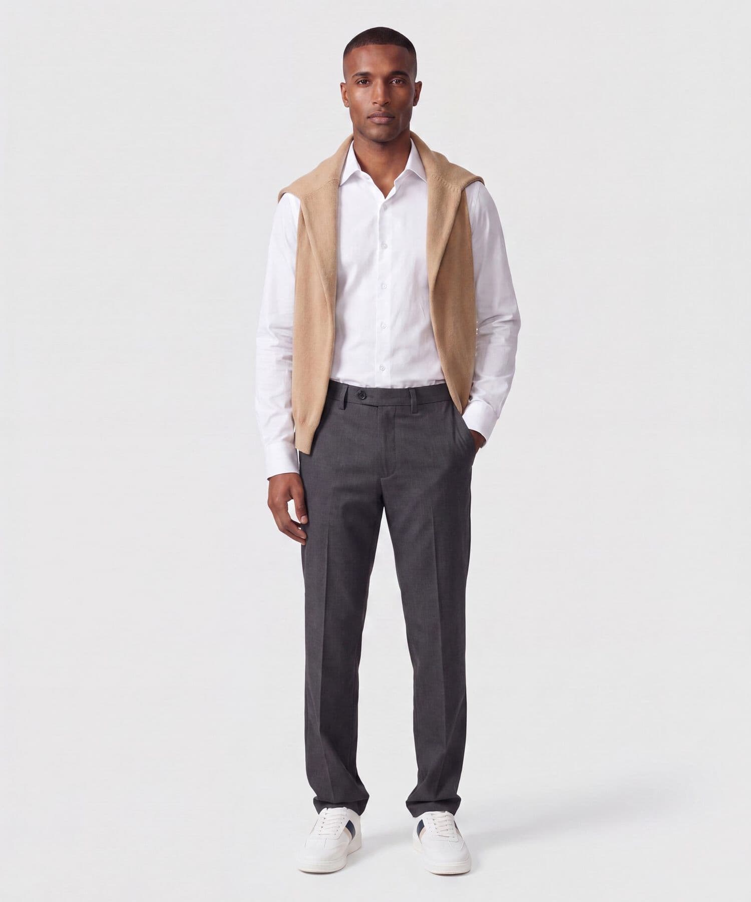 Pantalón Cedro de Viaje negro para hombre, vista 2
