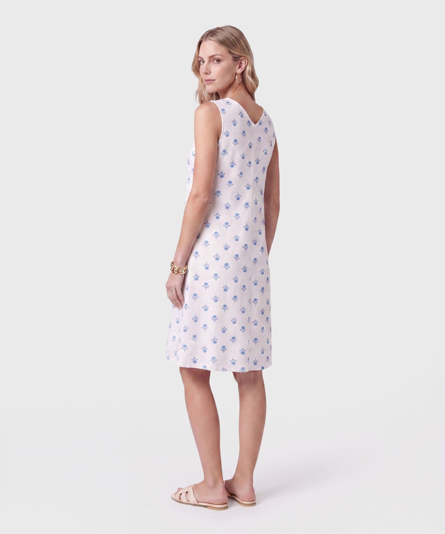 Vestido Encanto de Viaje blanco para mujer, vista 4