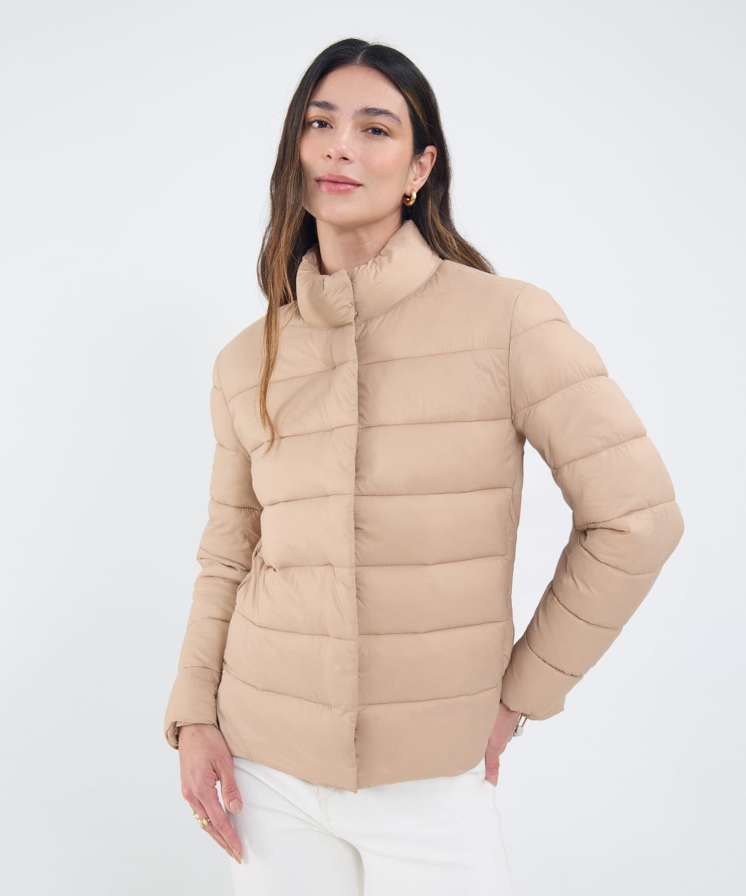Chaqueta Brisa Contemporáneo café para mujer, vista 5