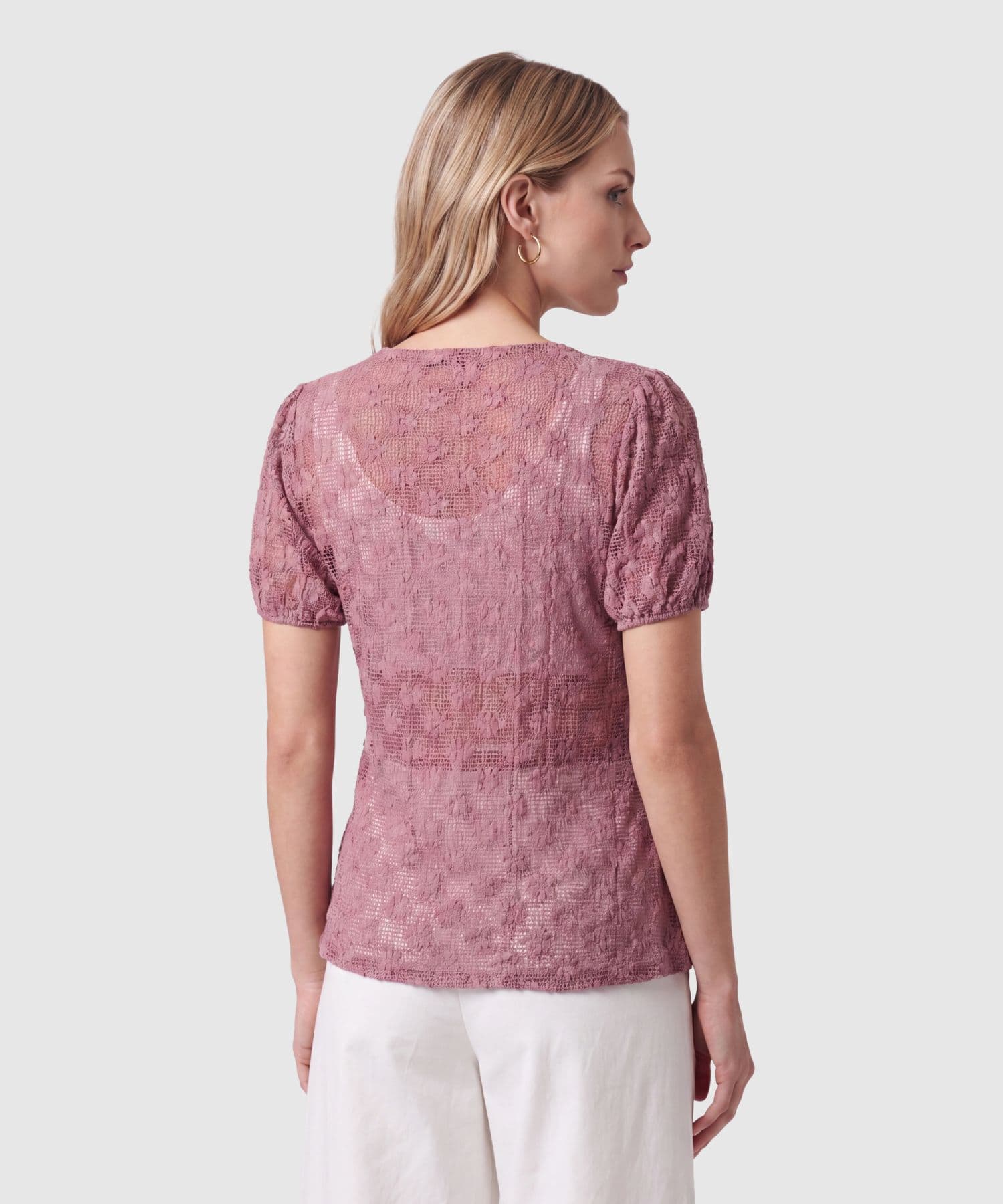 Camiseta Río Ligero gris humo para mujer, vista 4