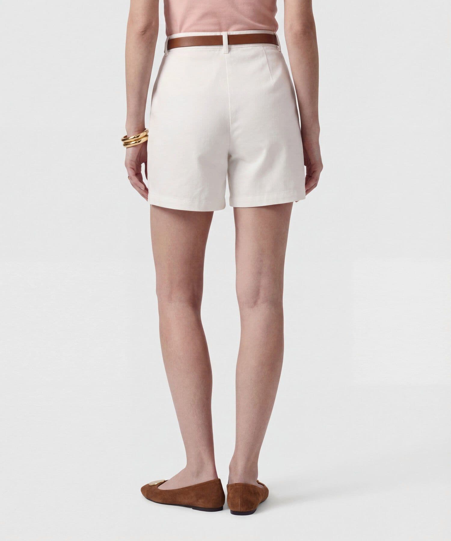 Cinturón Sierra Clásico blanco para mujer, vista 4
