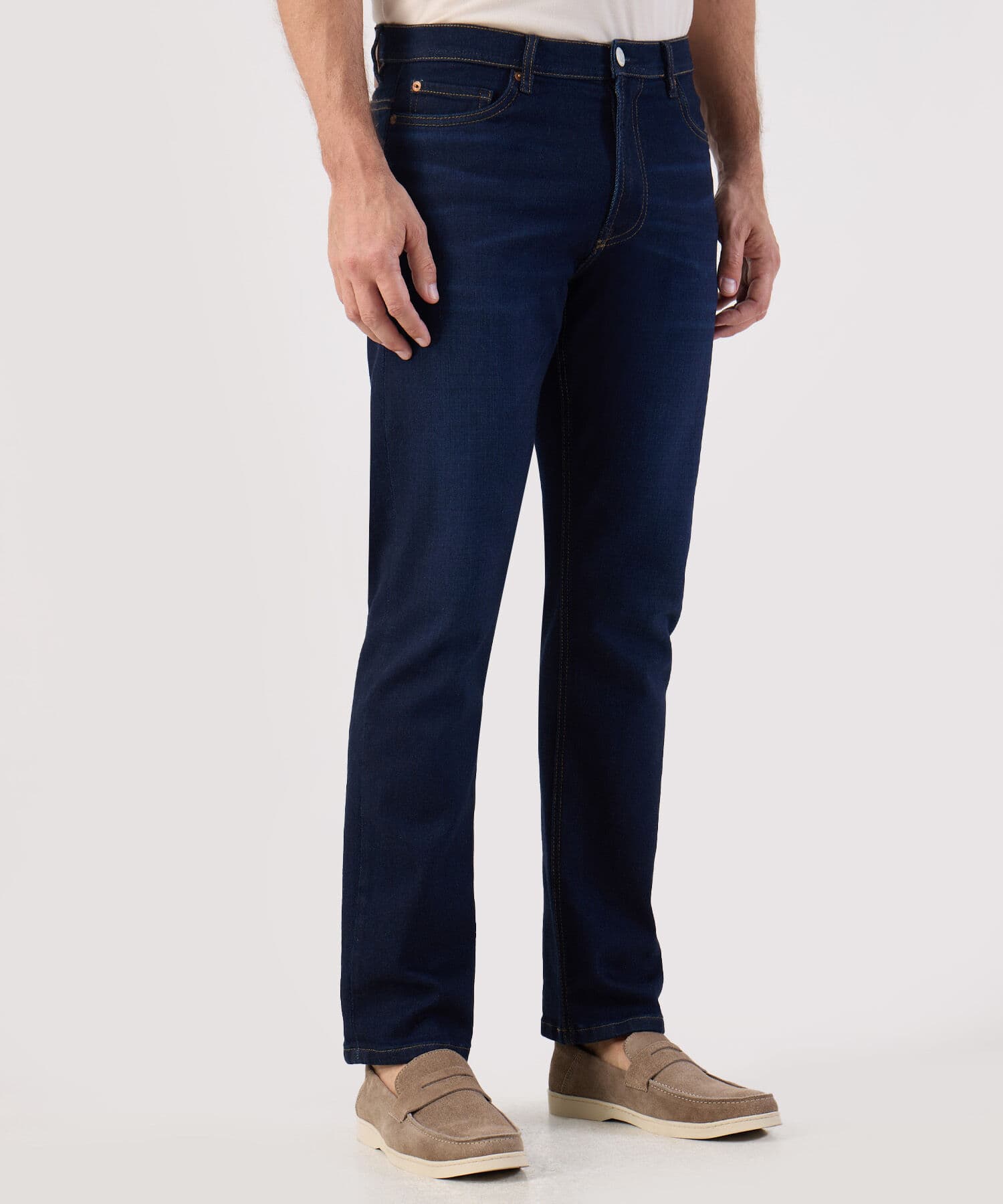 Jean Cauce Texturizado azul marino para hombre, vista principal