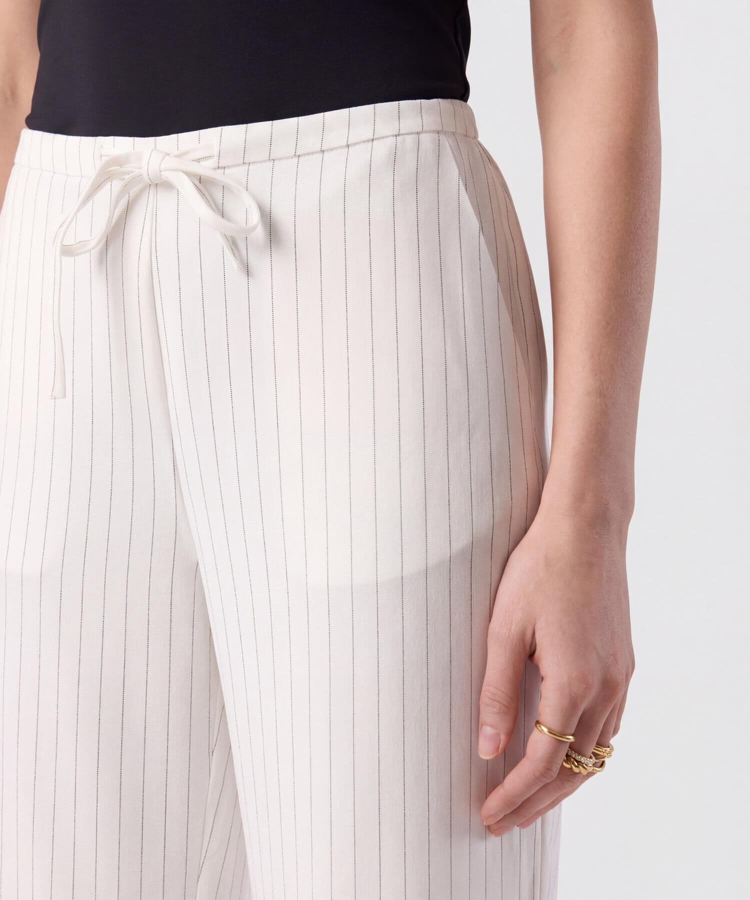 Pantalón Sabana Edición Índigo blanco para mujer, vista 3