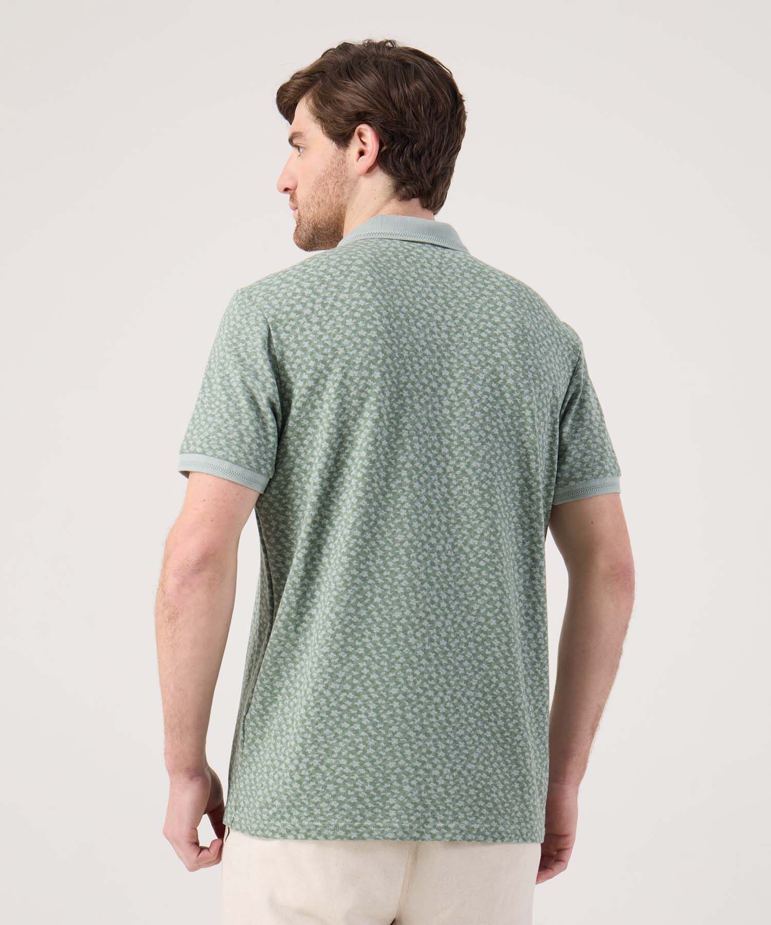 Polo Cedro Natural verde oliva para hombre, vista 4