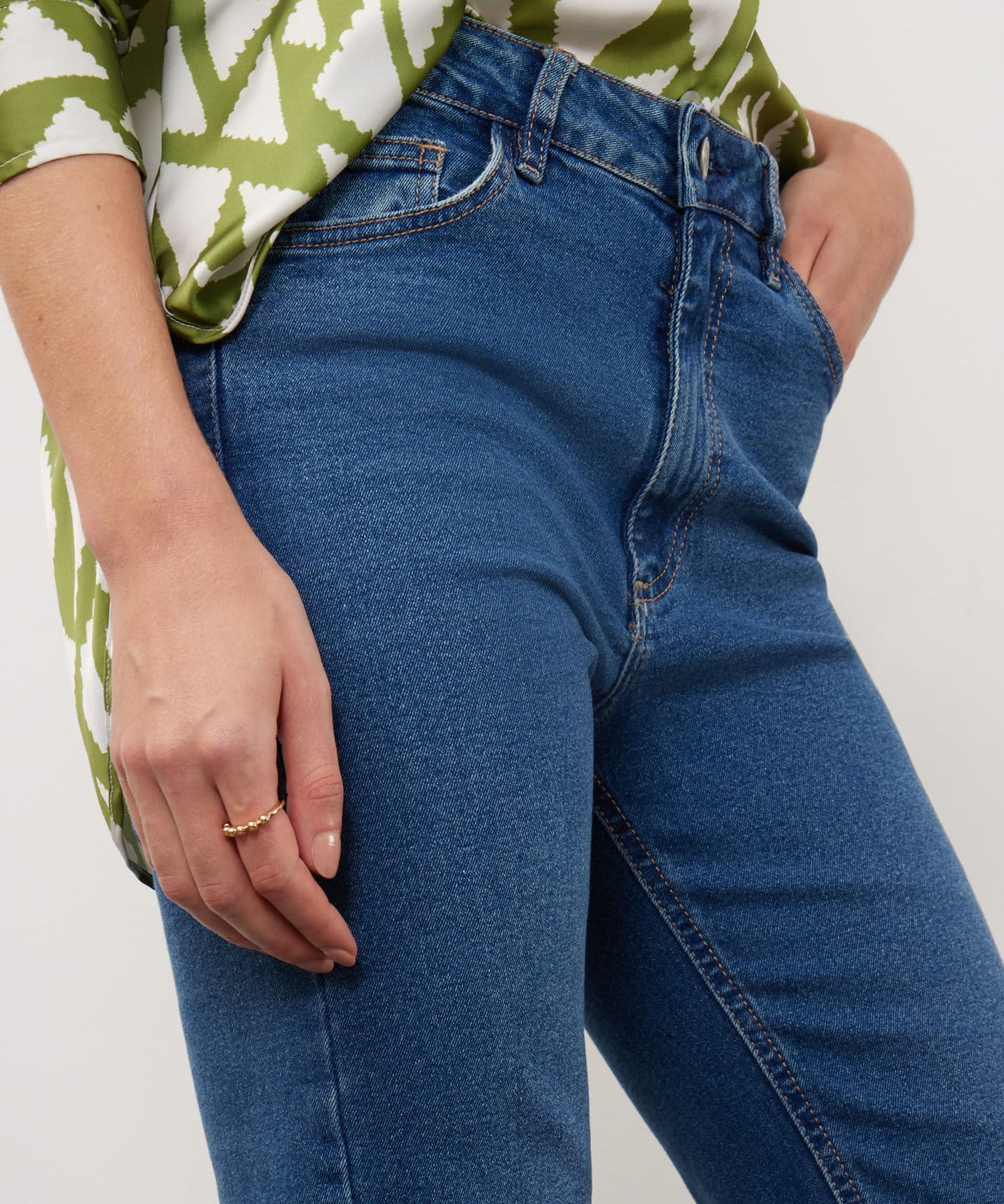 Jean Dalia de Noche azul marino para mujer, vista 3
