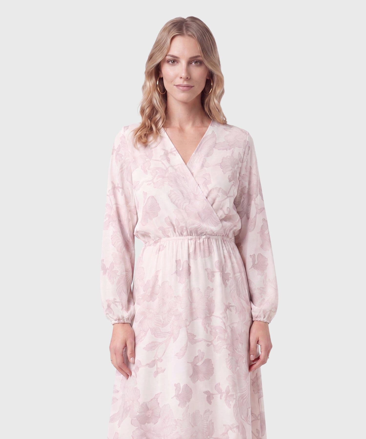Cinturón Julieta Ligero rosa empolvado para mujer, vista 2