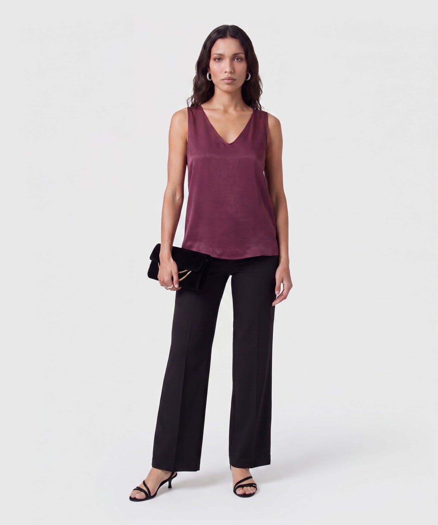 Blusa Encanto Urbano naranja para mujer, vista 2