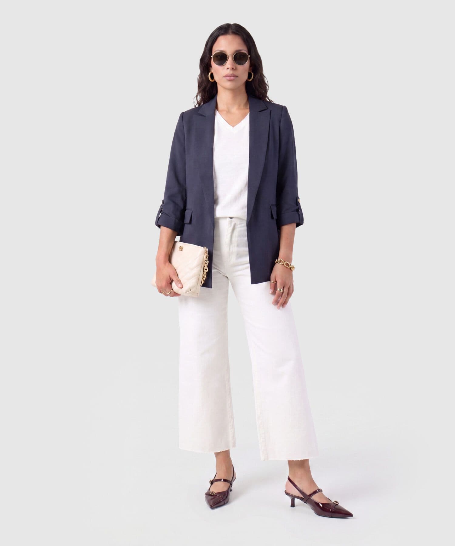 Camiseta Salina de Viaje blanco para mujer, vista 2