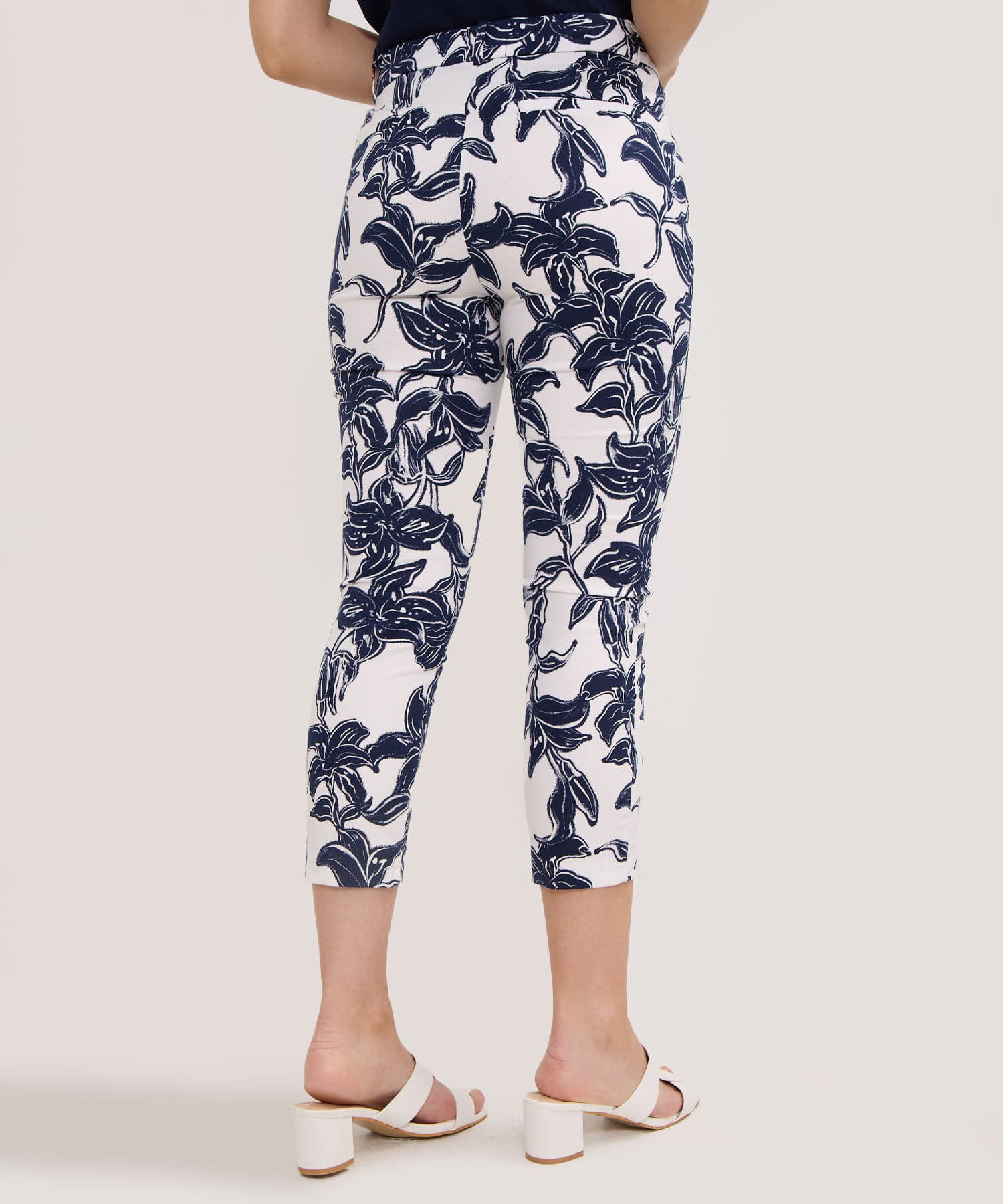 Pantalón Selva Relajado azul marino para mujer, vista 4