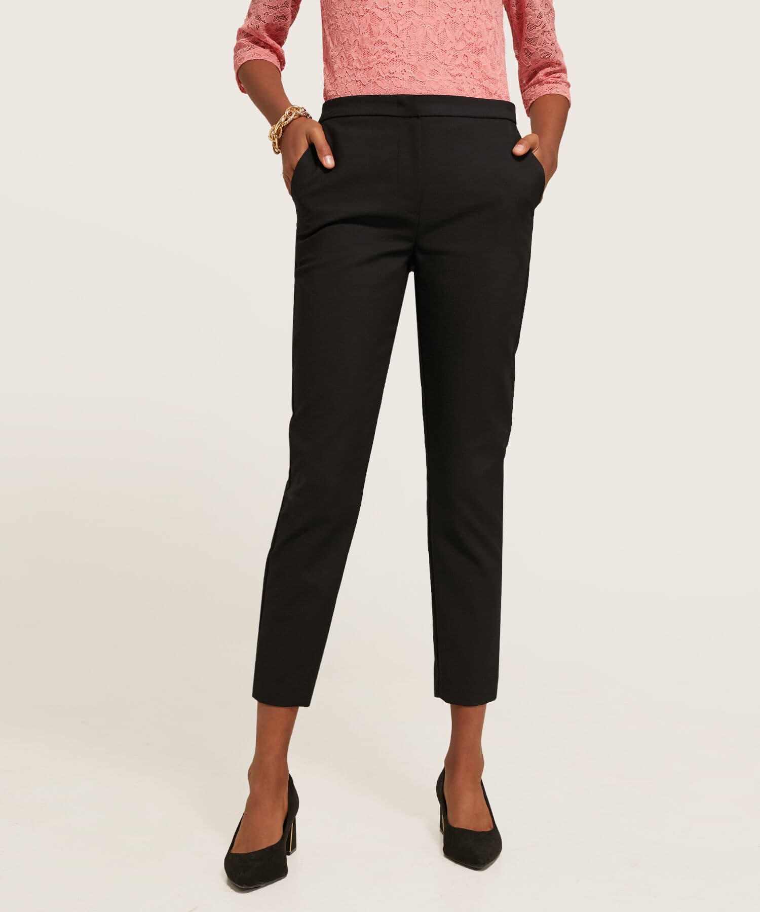 Pantalón Marea de Viaje negro para mujer, vista 2