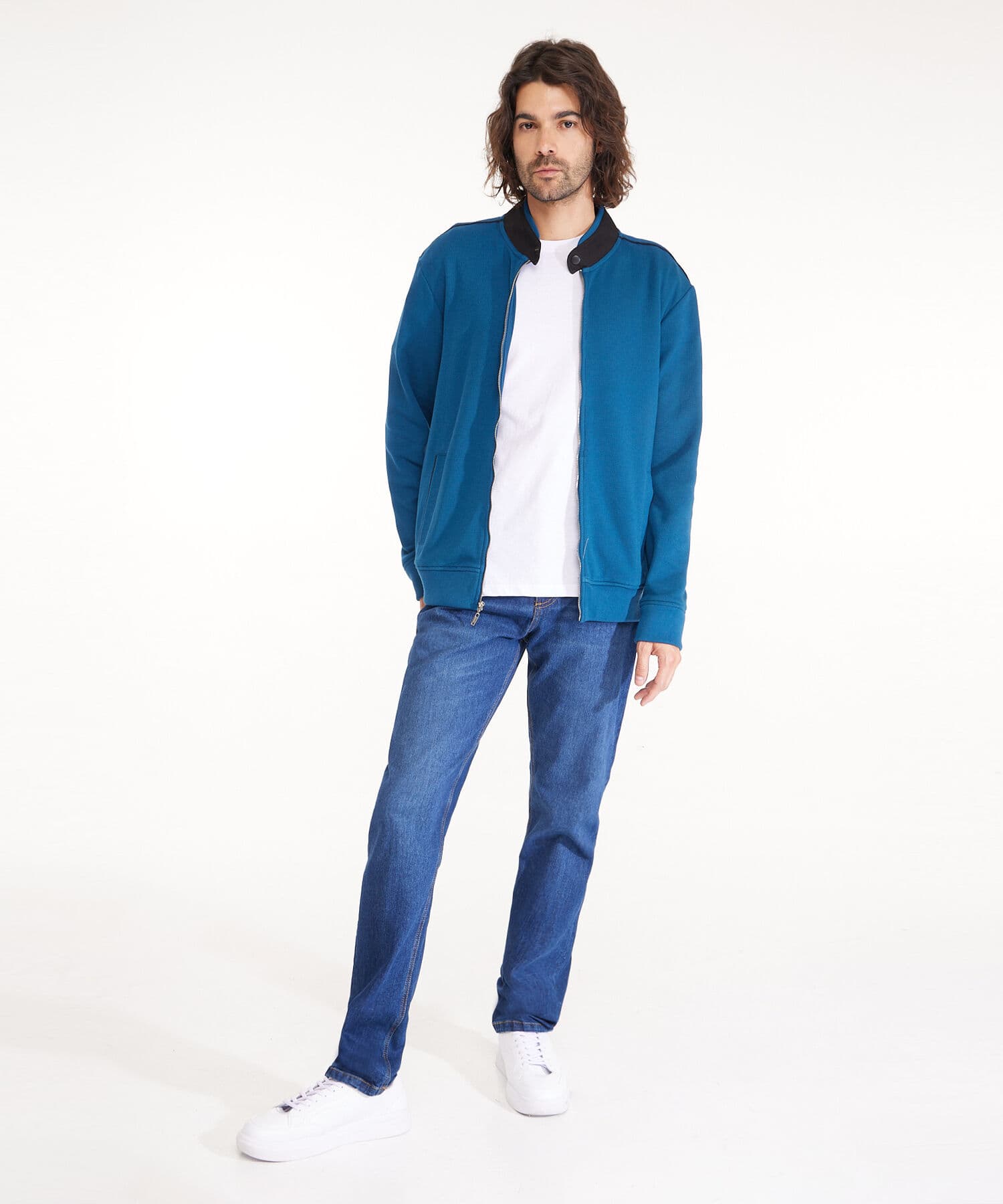 Chaqueta Julieta Ligero azul marino para hombre, vista 2