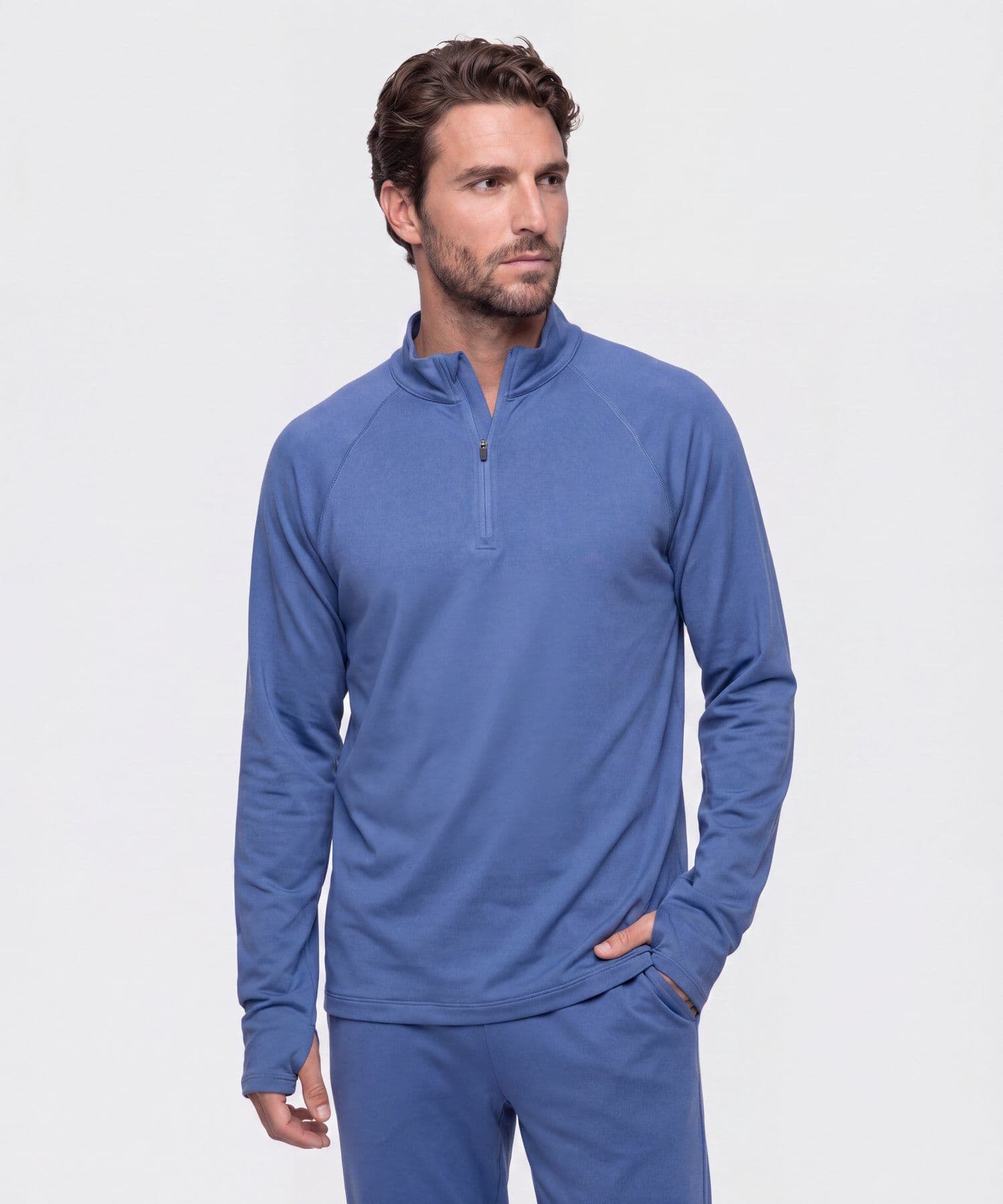 Buzo Orquídea de Viaje azul marino para hombre, vista principal