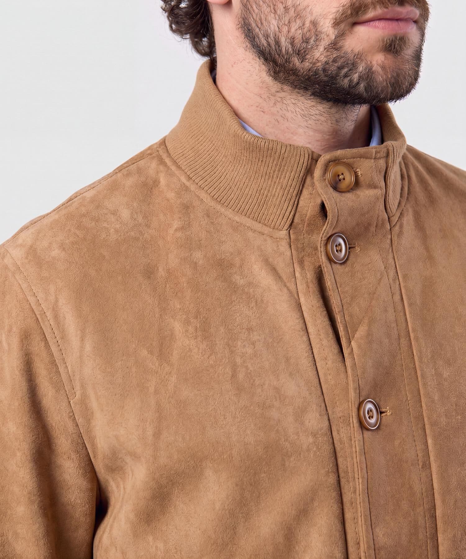 Chaqueta Coral Contemporáneo café para hombre, vista 3