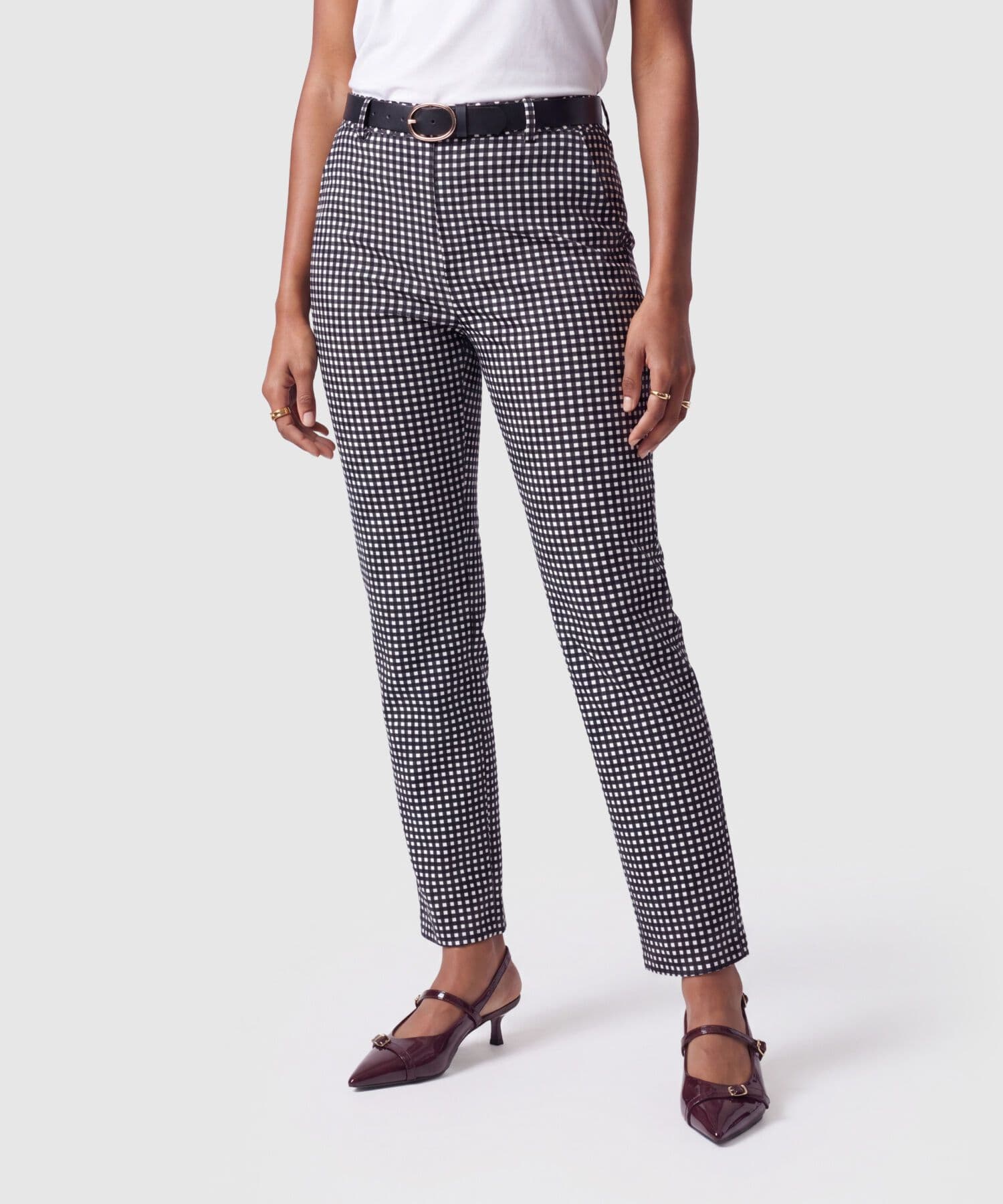 Cinturón Salina Clásico negro para mujer, vista principal