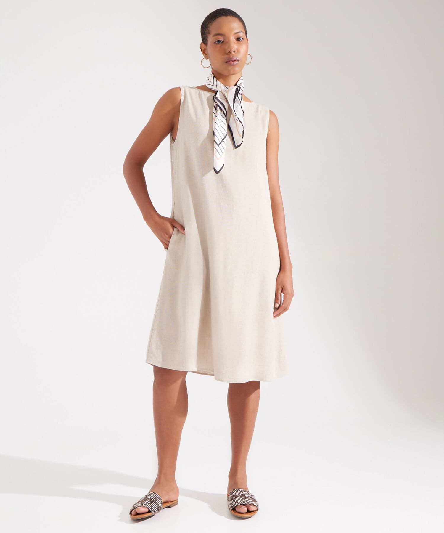 Vestido Selva Ligero arena para mujer, vista principal
