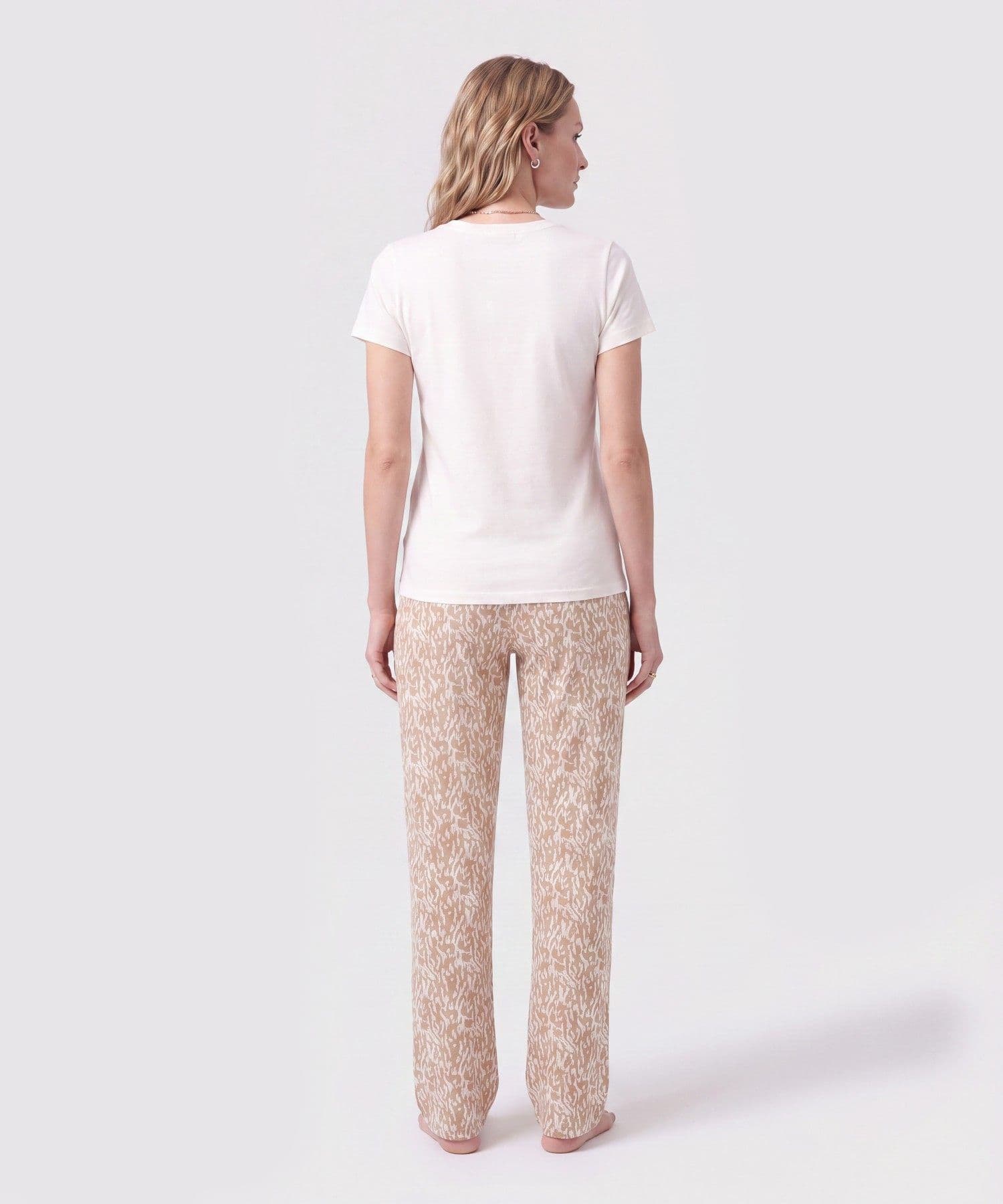 Pantalón Laguna Fluido café para mujer, vista 3
