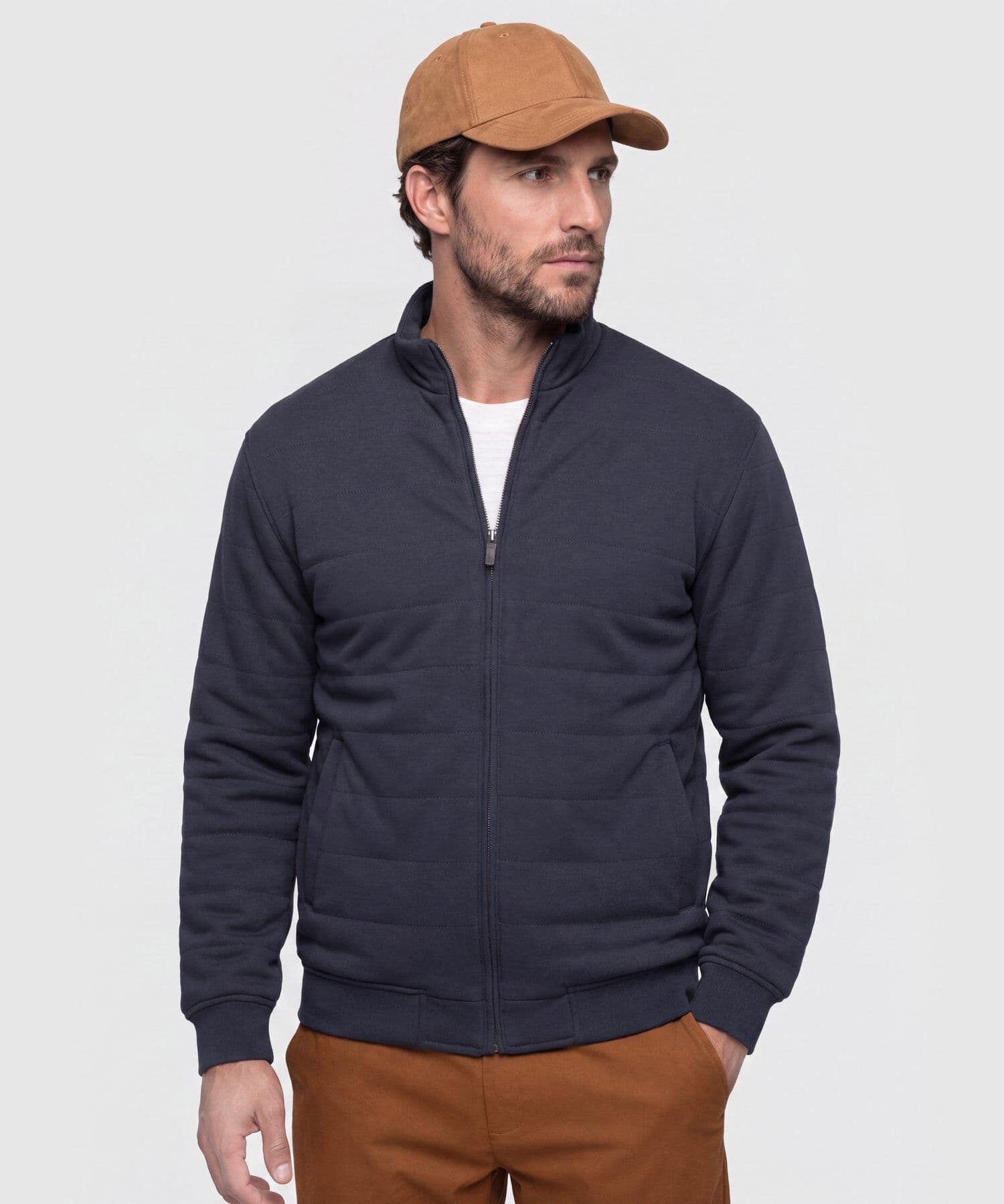 Chaqueta Jacaranda Edición Lino azul marino para hombre, vista 3