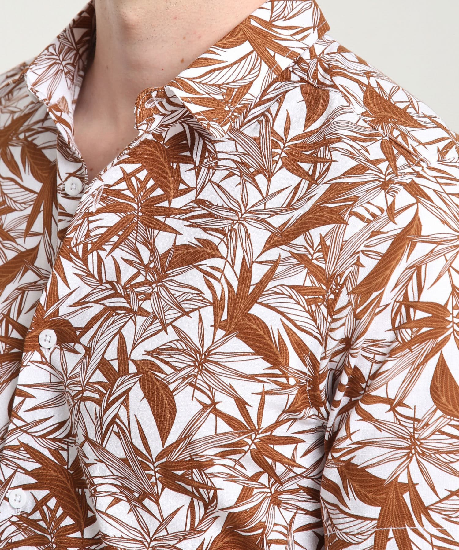 Camisa Amalia de Viaje naranja para hombre, vista 2