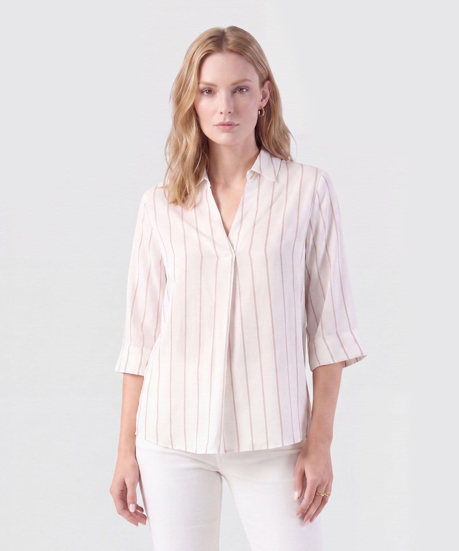 Blusa Dorada Ligero blanco para mujer, vista principal