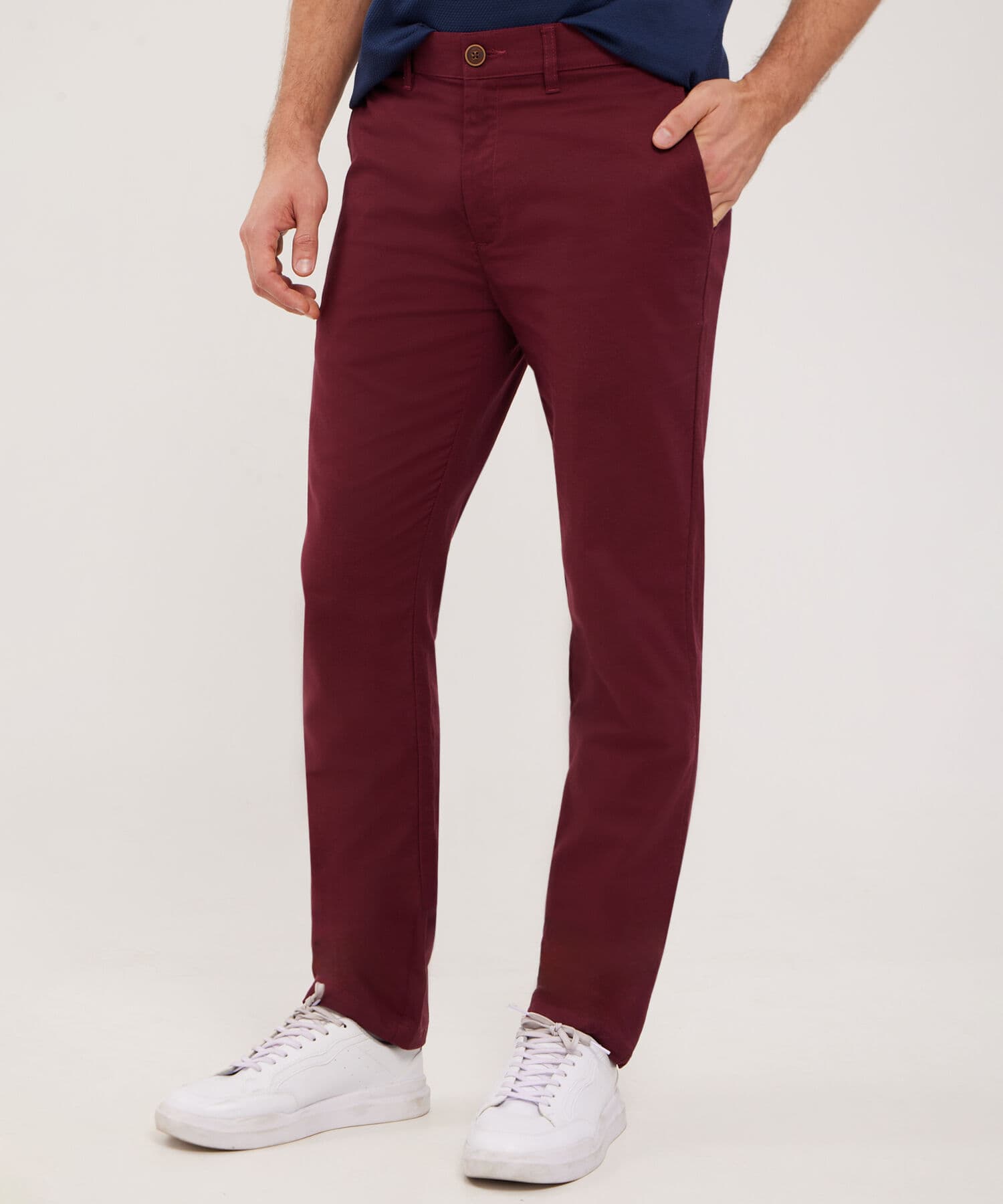 Pantalón Niebla Fluido verde oliva para hombre, vista 2