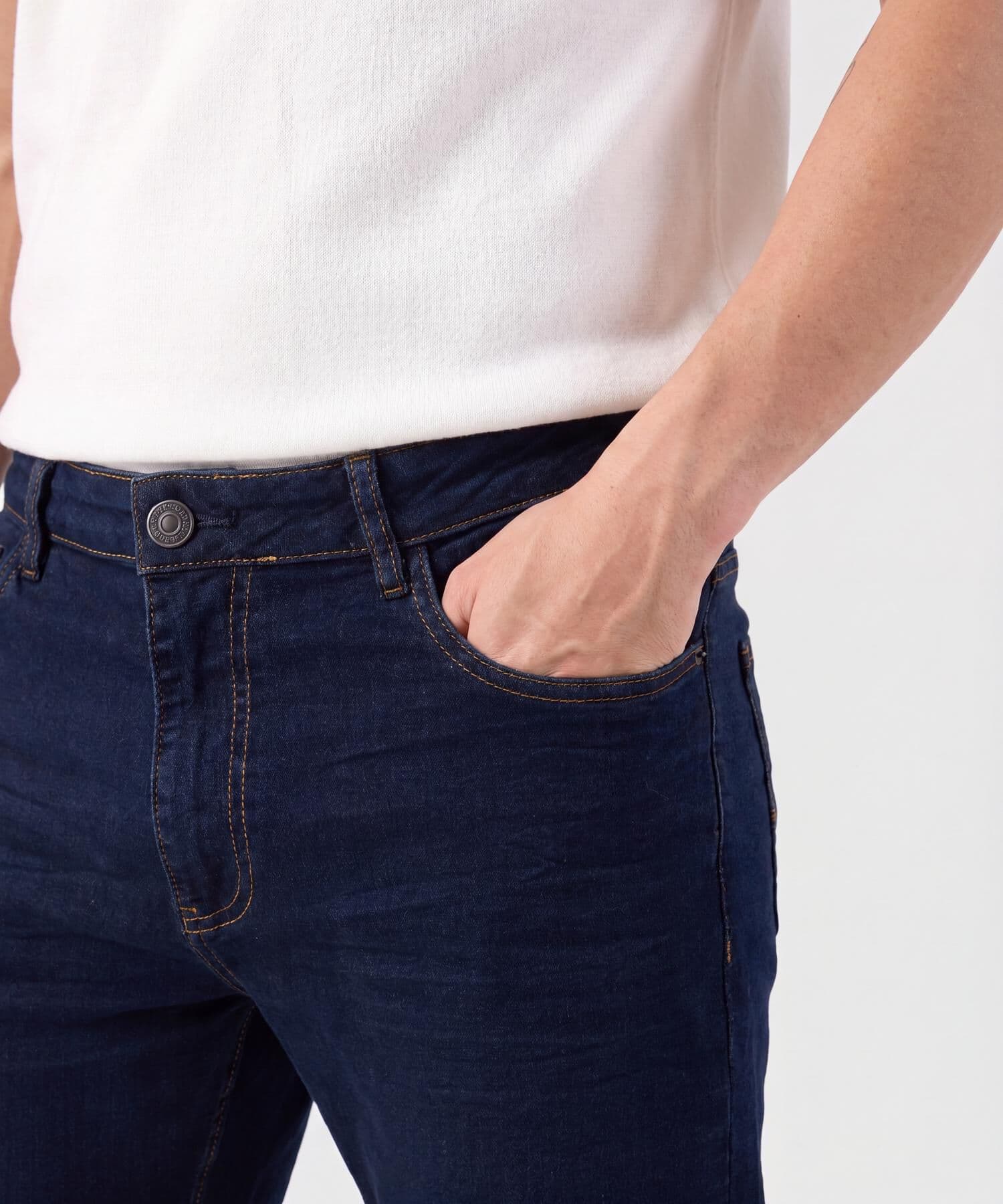 Jean Tierra de Día azul marino para hombre, vista 3