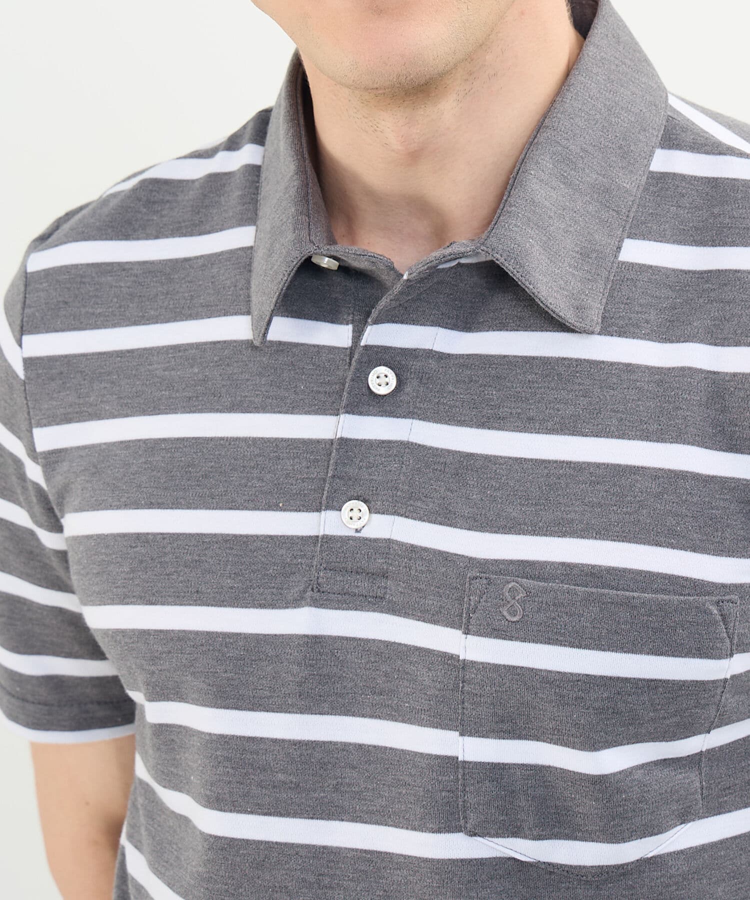 Polo Renata de Ciudad gris humo para hombre, vista 3