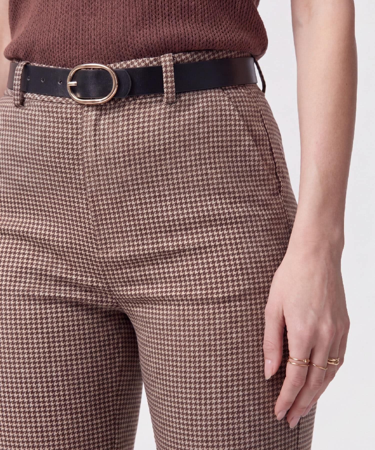 Pantalón Sierra Fluido café para mujer, vista 3