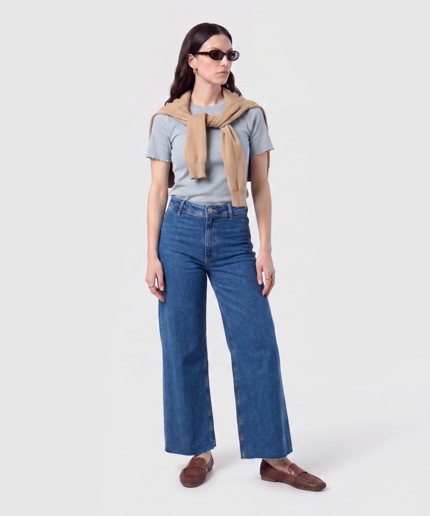 Jean Marea Suave azul marino para mujer, vista 2