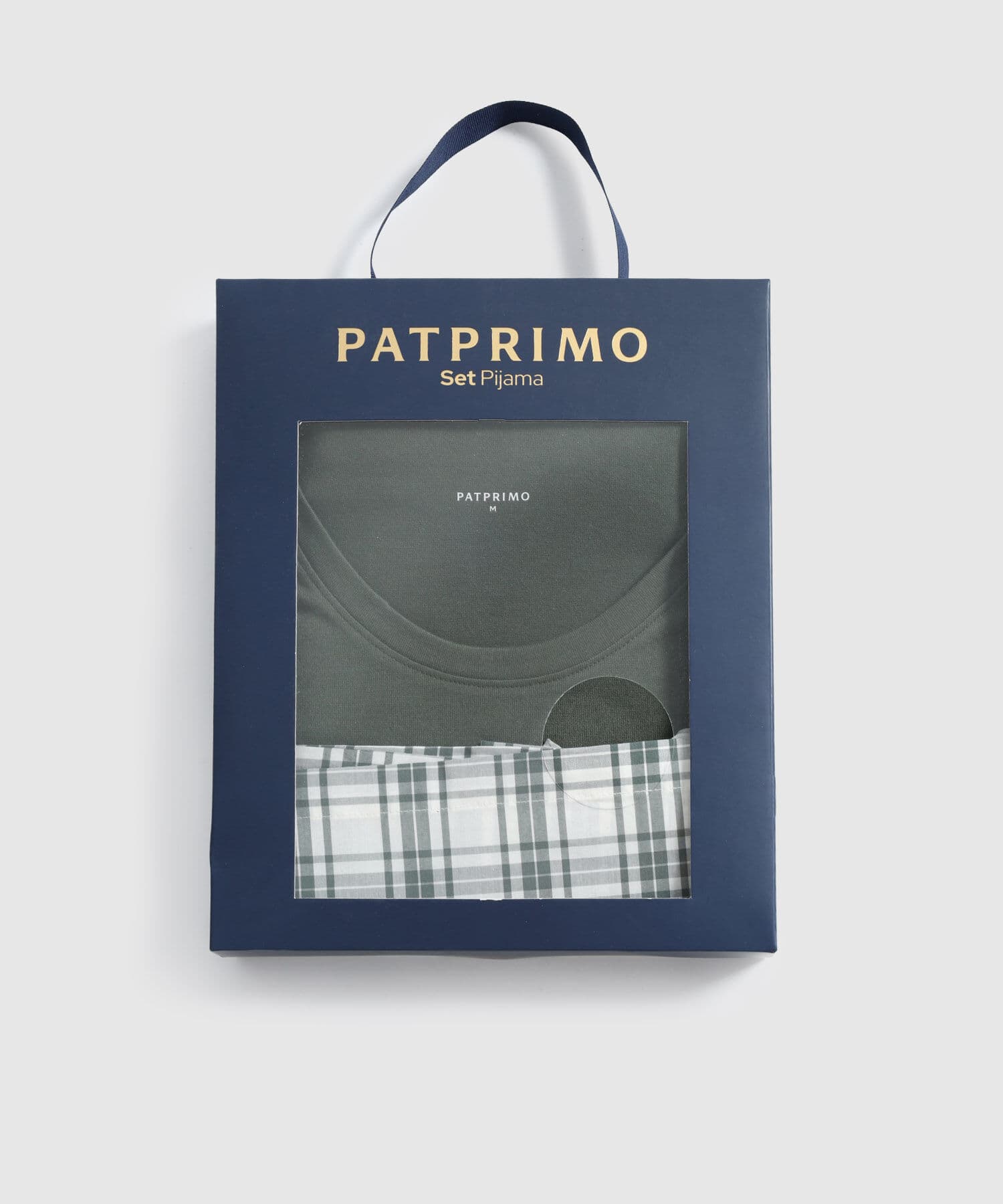 Camiseta Tierra Minimalista verde oliva para hombre, vista 2