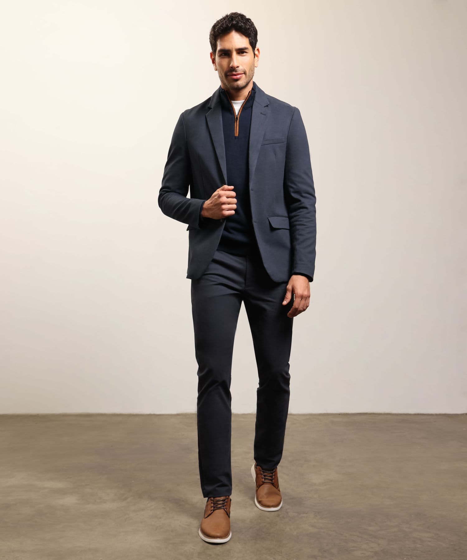 Chaqueta Coral Relajado azul marino para hombre, vista 2