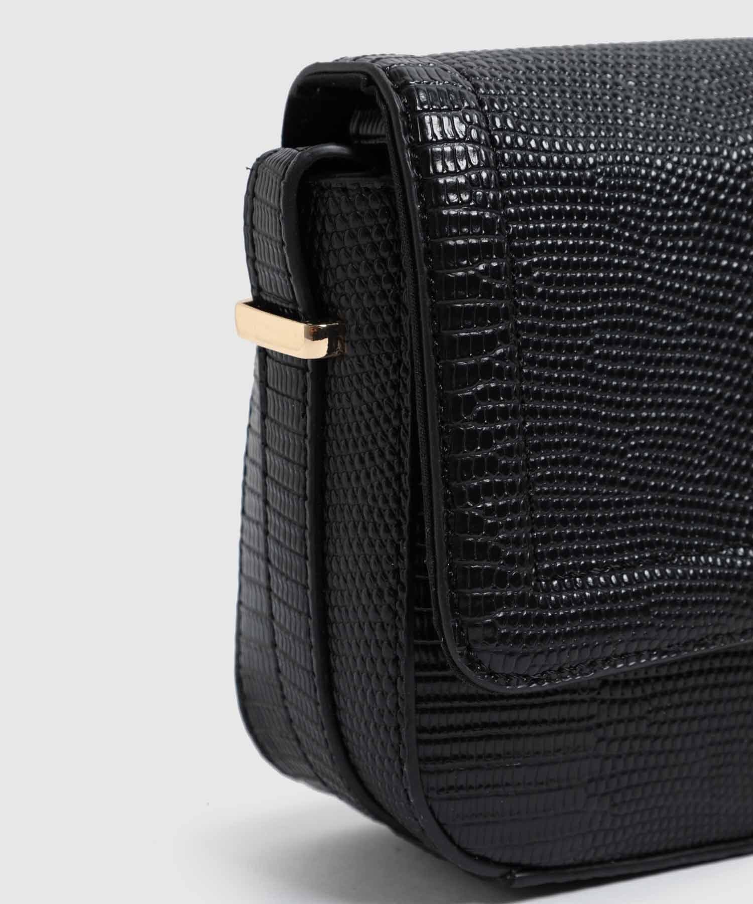 Bolso Renata Relajado negro para mujer, vista 3