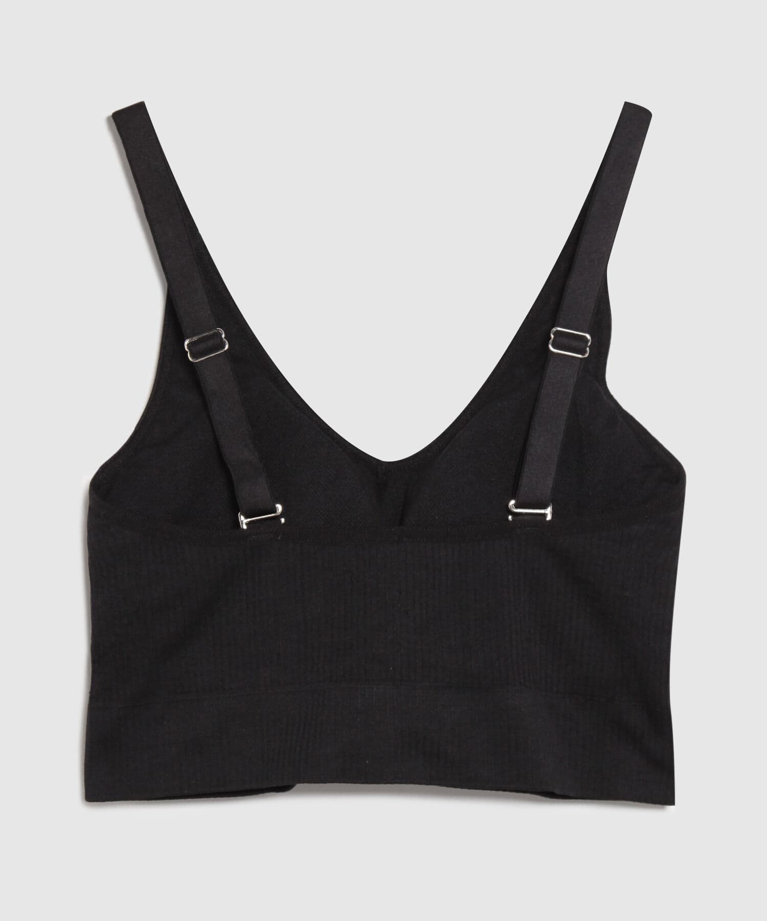 Camiseta Candelaria Texturizado negro para mujer, vista 3