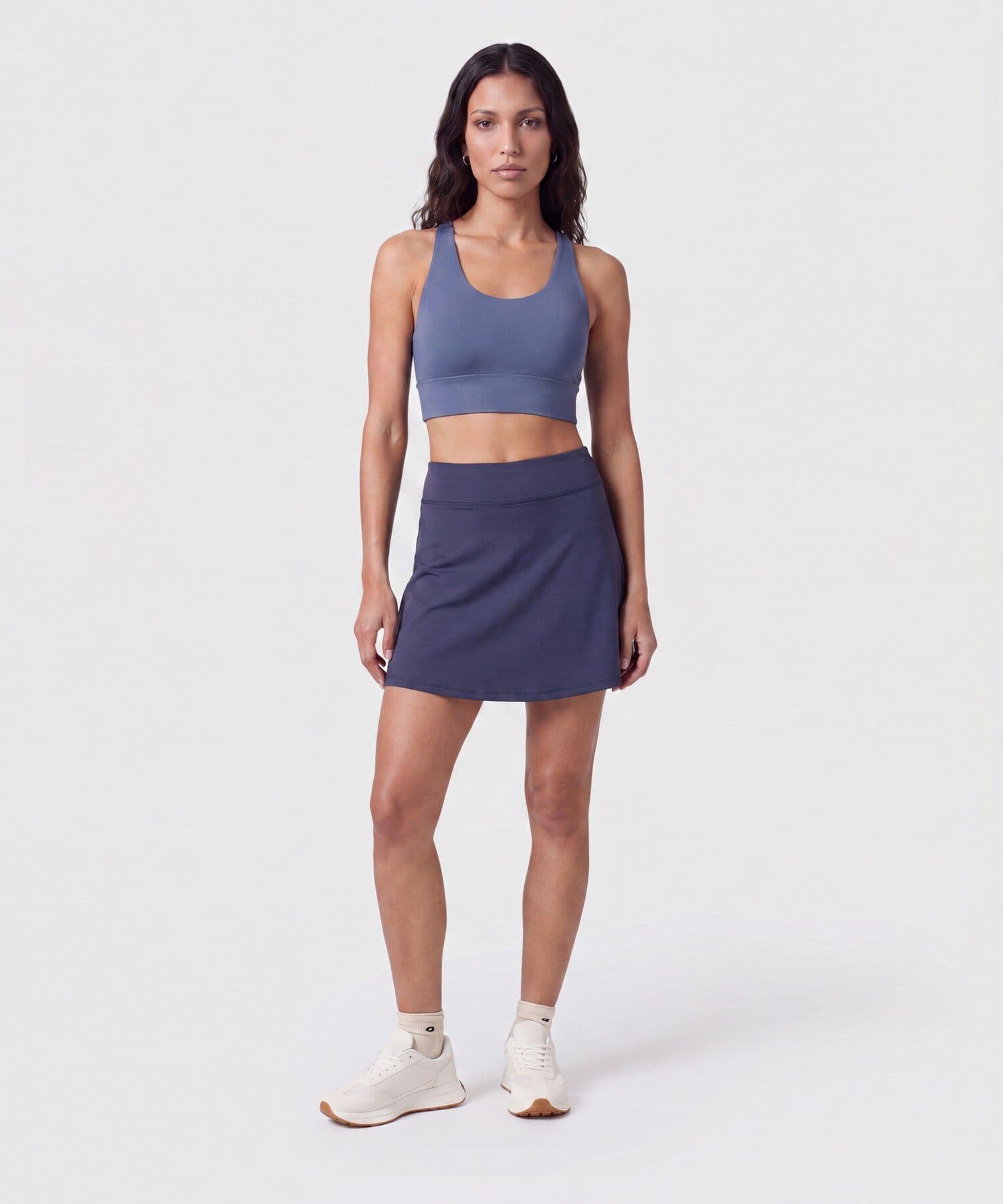 Falda Horizonte Esencial azul marino para mujer, vista 2