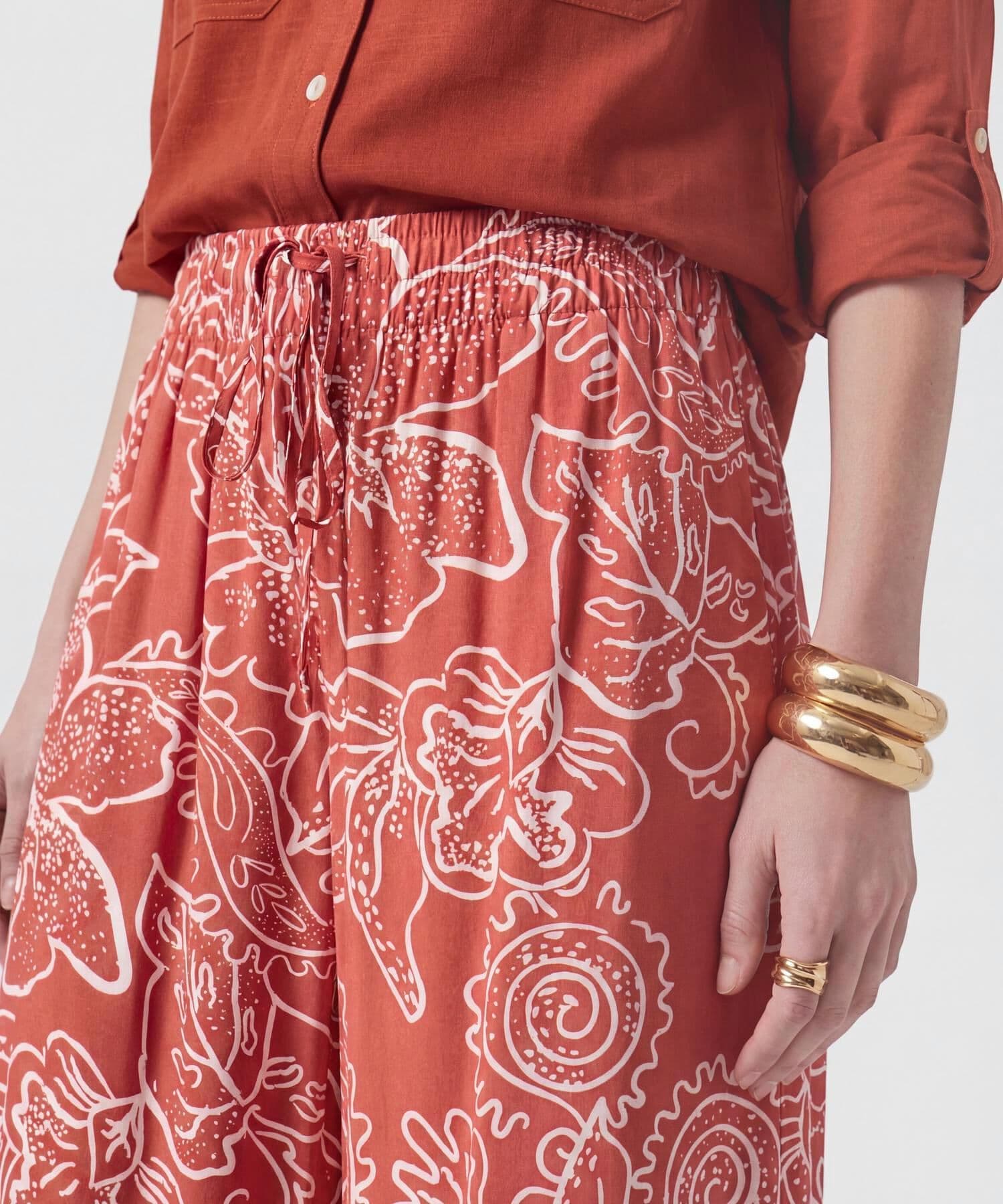 Pantalón Brisa Edición Índigo naranja para mujer, vista 3