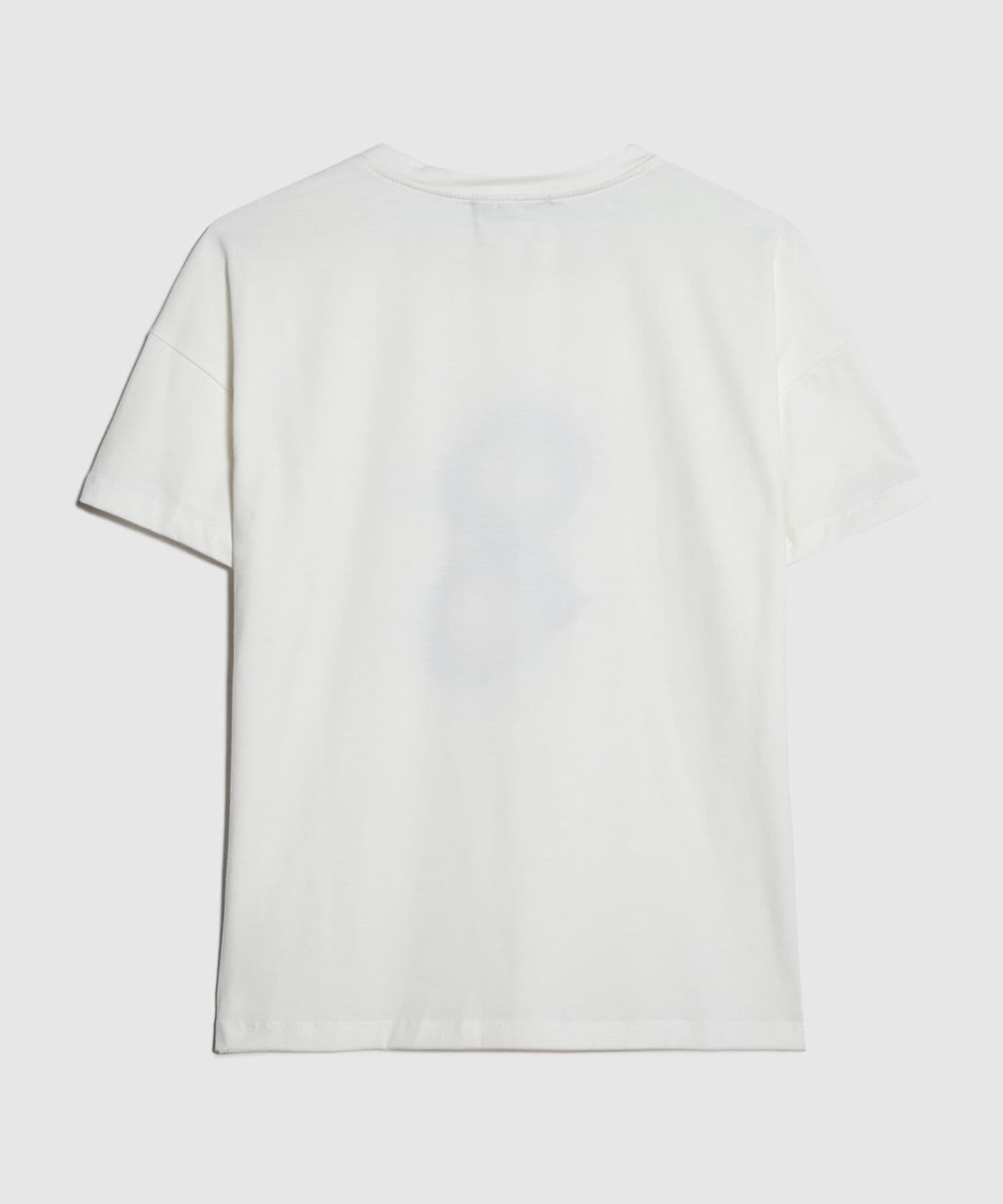 Camiseta Coral Texturizado blanco para mujer, vista 3
