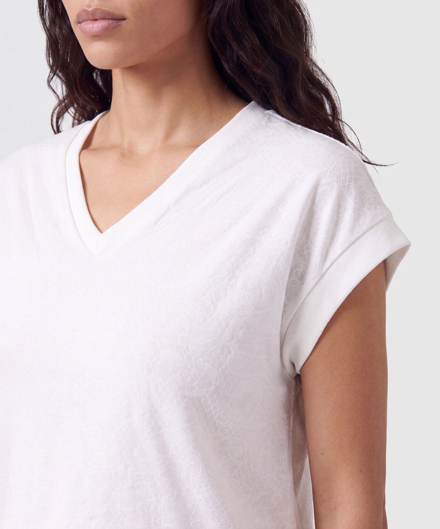 Camiseta Salina de Viaje blanco para mujer, vista 3