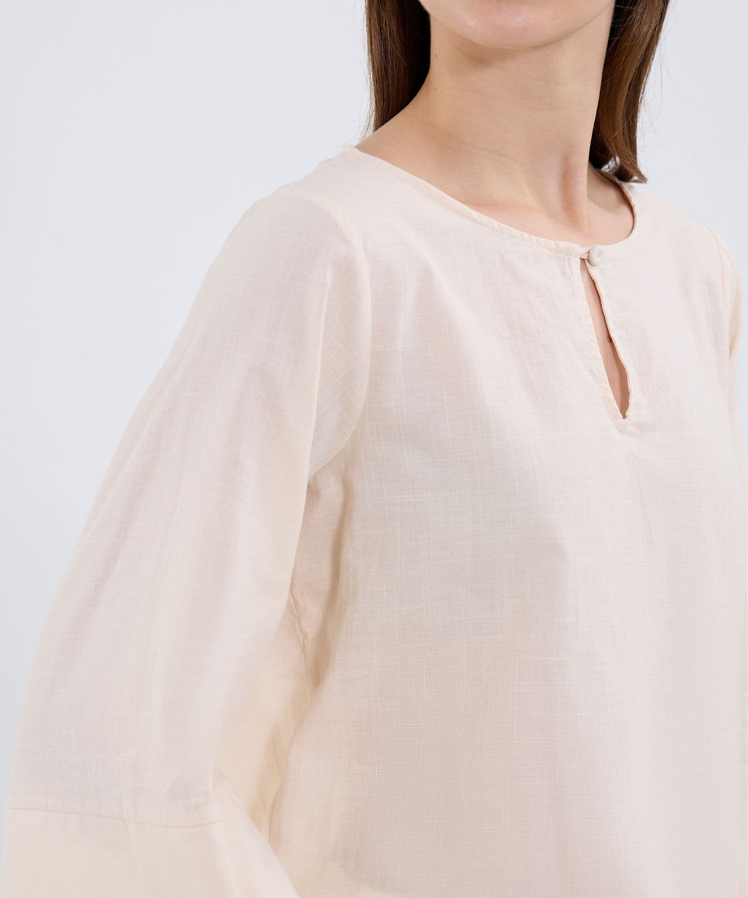 Blusa Elisa de Noche arena para mujer, vista 3