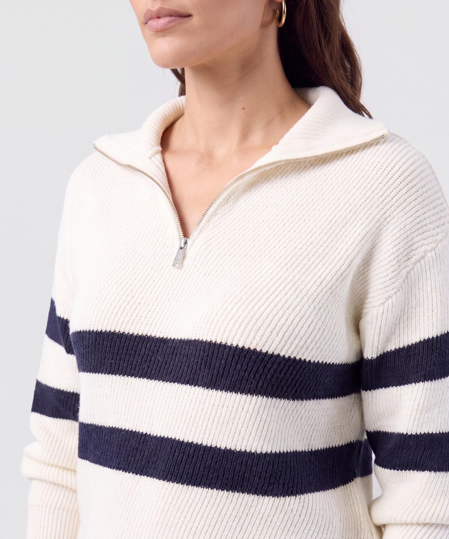 Buzo Marfil Urbano blanco para mujer, vista 3