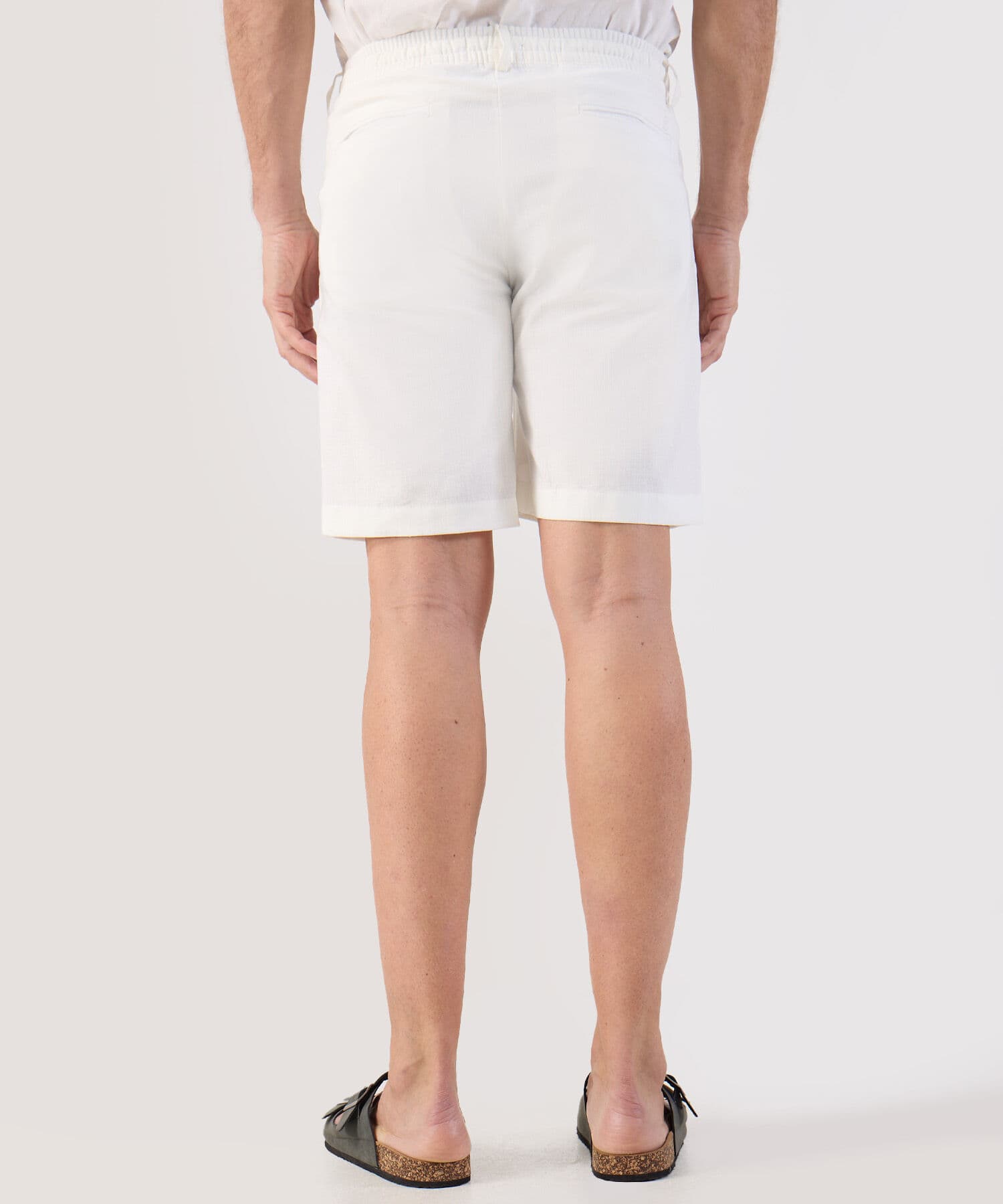 Bermuda Carmín Sastre blanco para hombre, vista 4