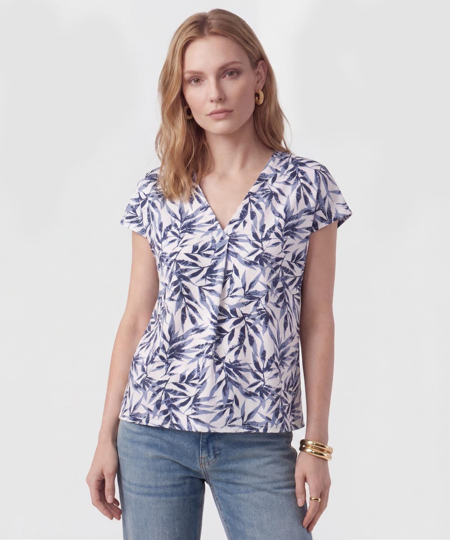 Camiseta Sabana Esencial azul marino para mujer, vista principal