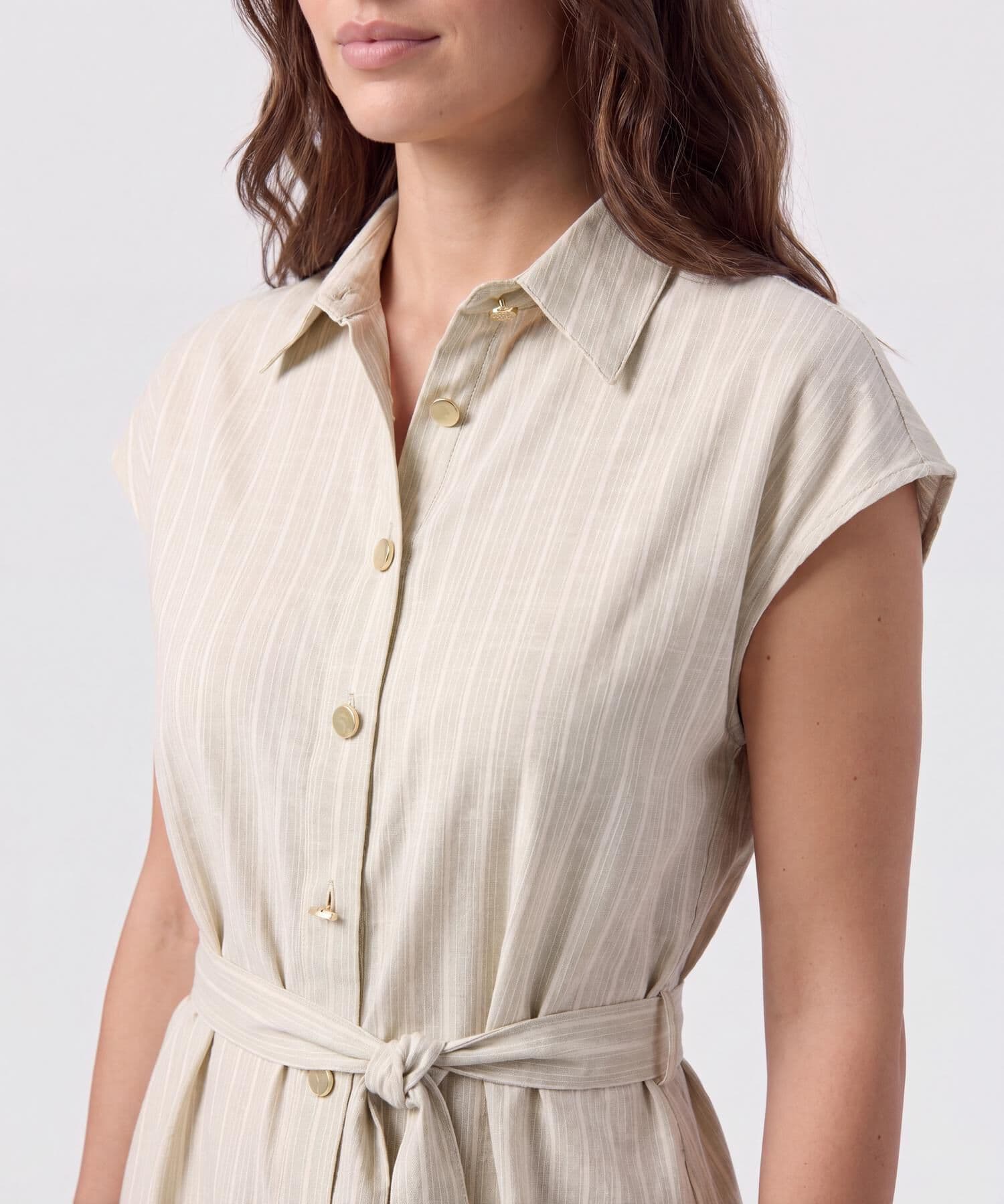 Vestido Siena Suave verde oliva para mujer, vista 2