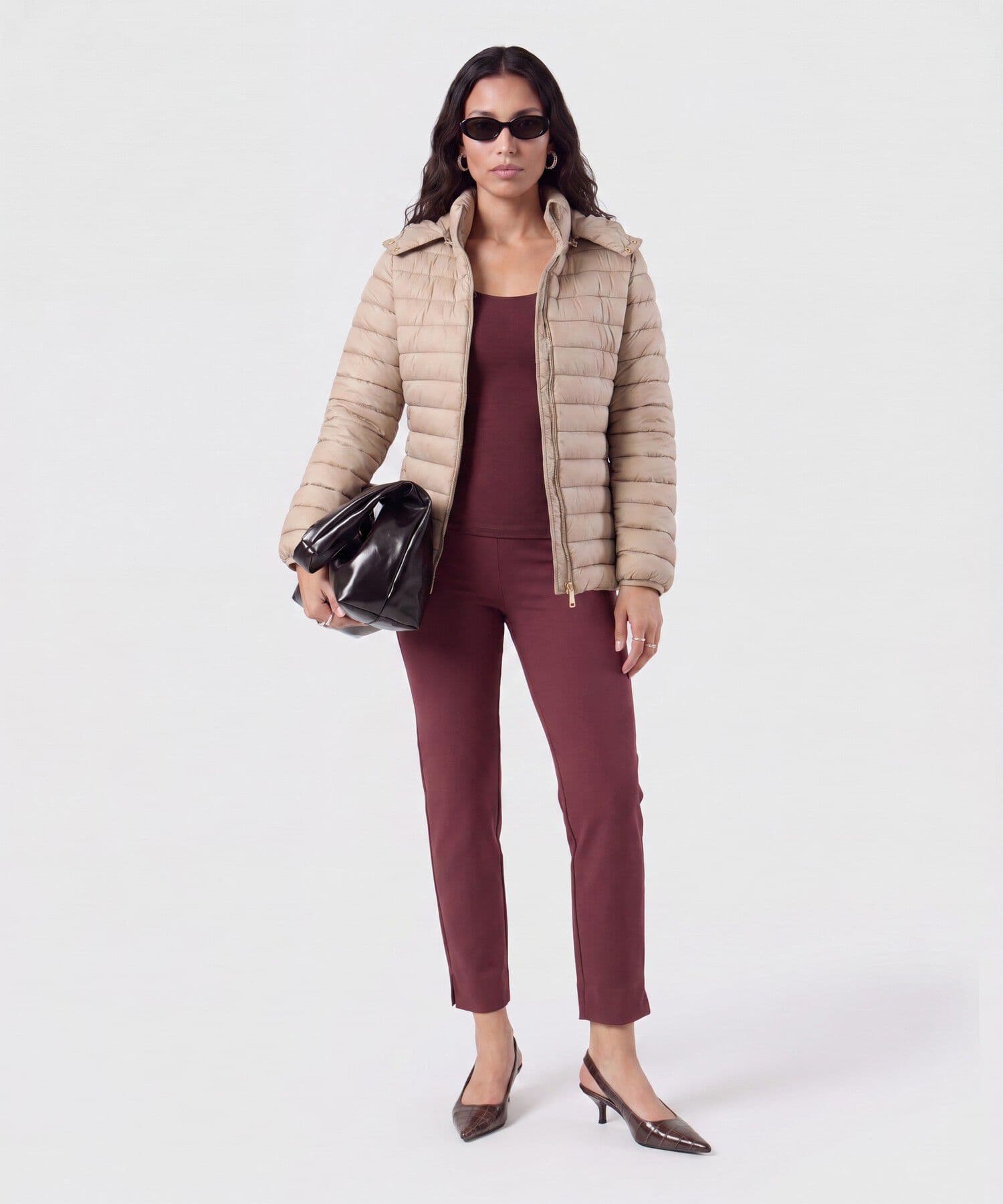 Pantalón Bahía Natural gris humo para mujer, vista 2
